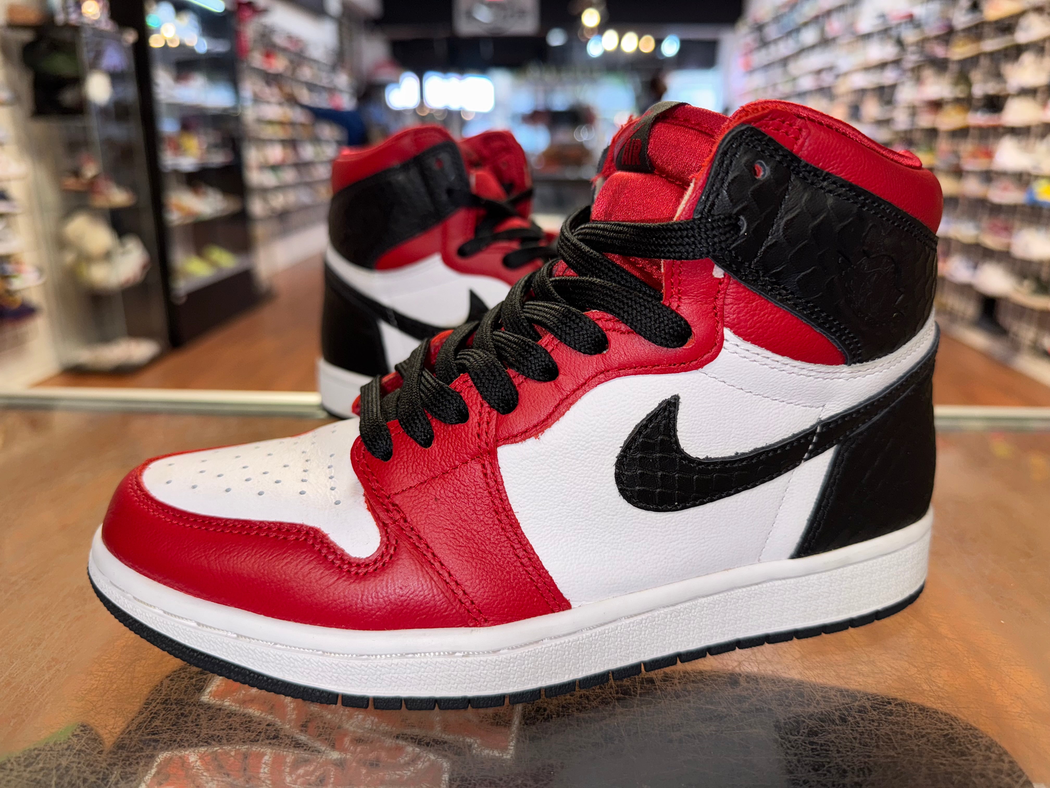 Size 5.5 (7W) Air Jordan 1 "Satin Snakeskin"