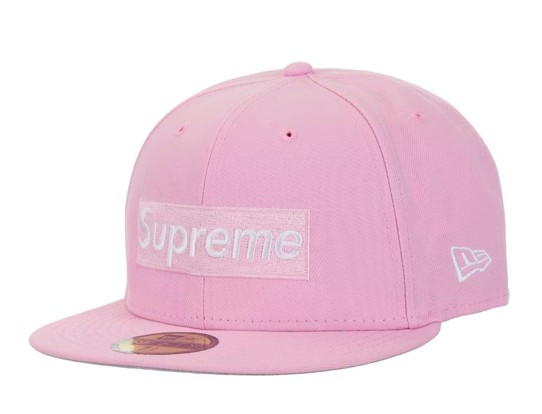 Size 7 5/8 Supreme New Era Rings Fitted Hat “Pink” Brand New