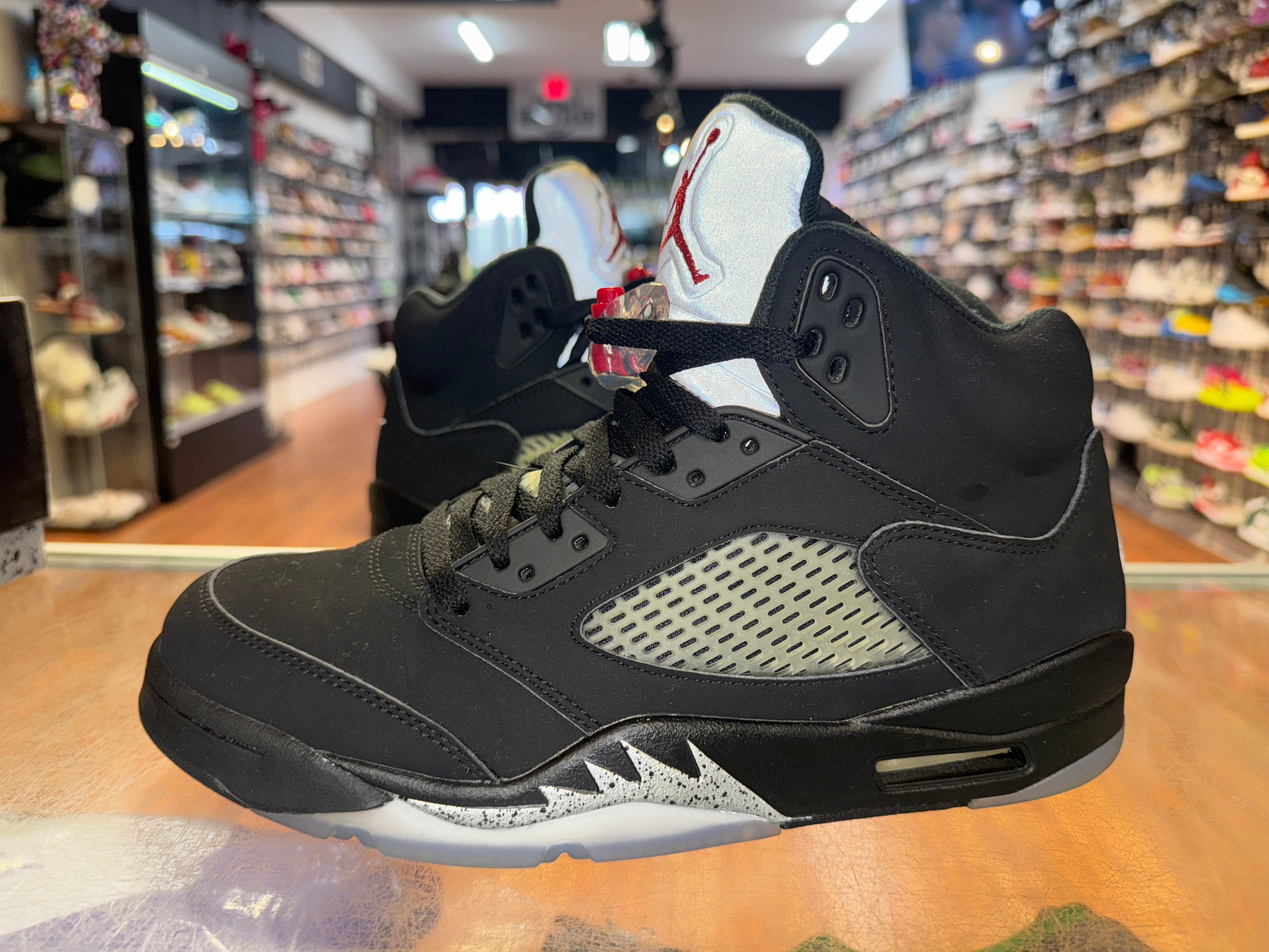 Size 9.5 Air Jordan 5 "Black Metallic" 2016