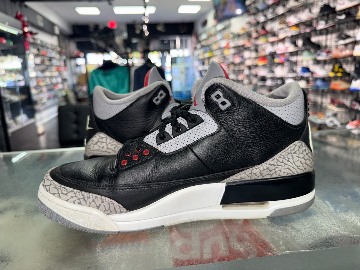 Air Jordan 3 Black Cement sneaker, pre-owned, size 10 – view 4