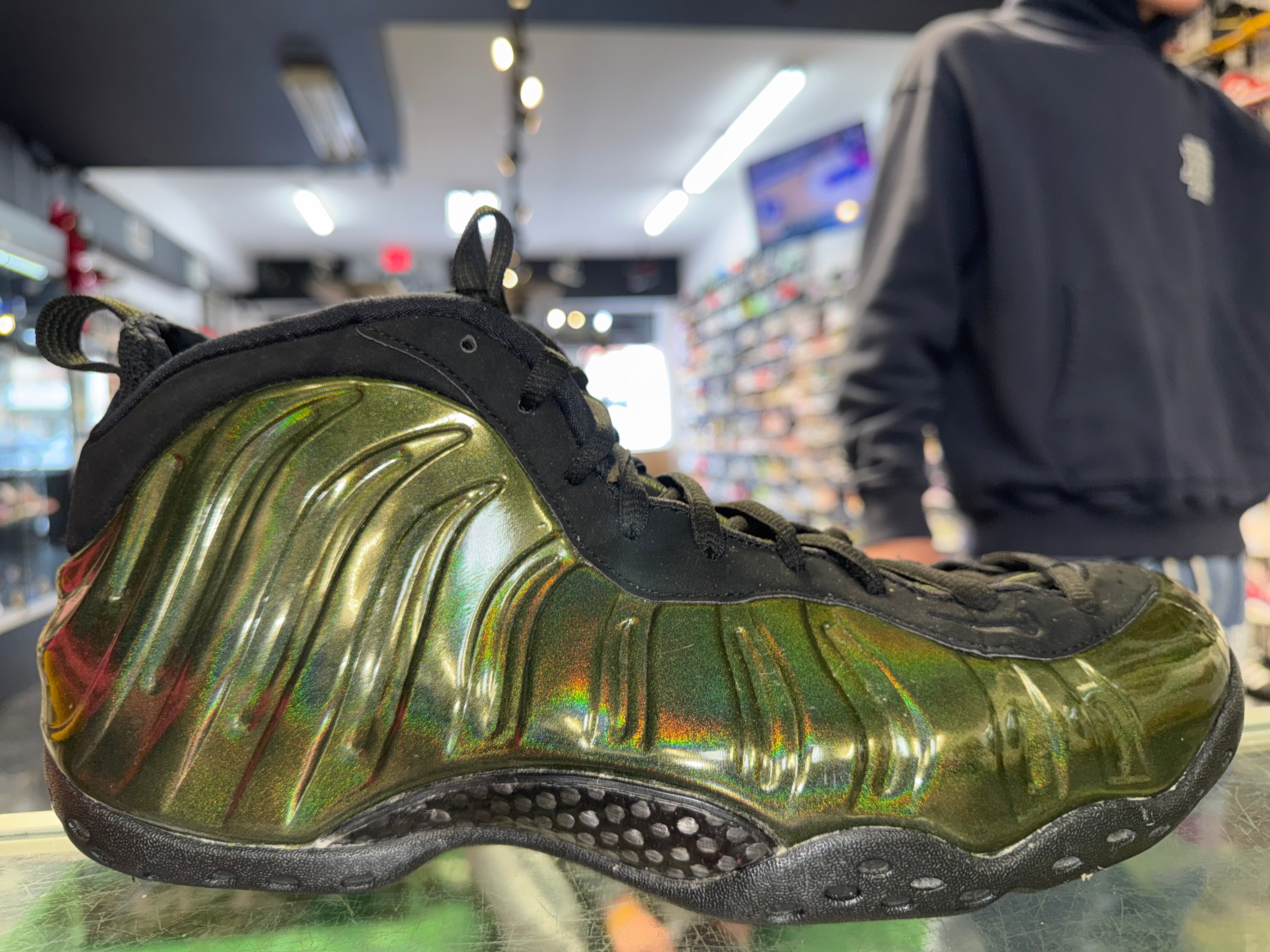 Size 11 Foamposite One "Legion Green"