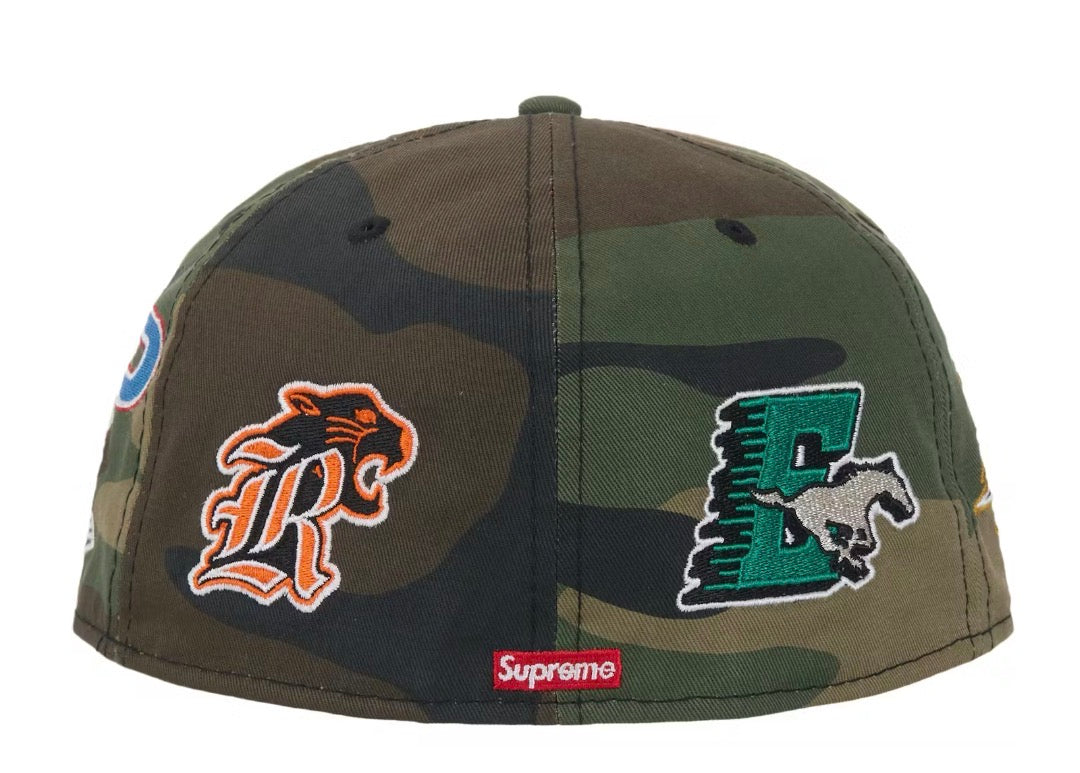 Size 7 5/8 Supreme Mascot S Logo Fitted Hat “Camo” Brand New
