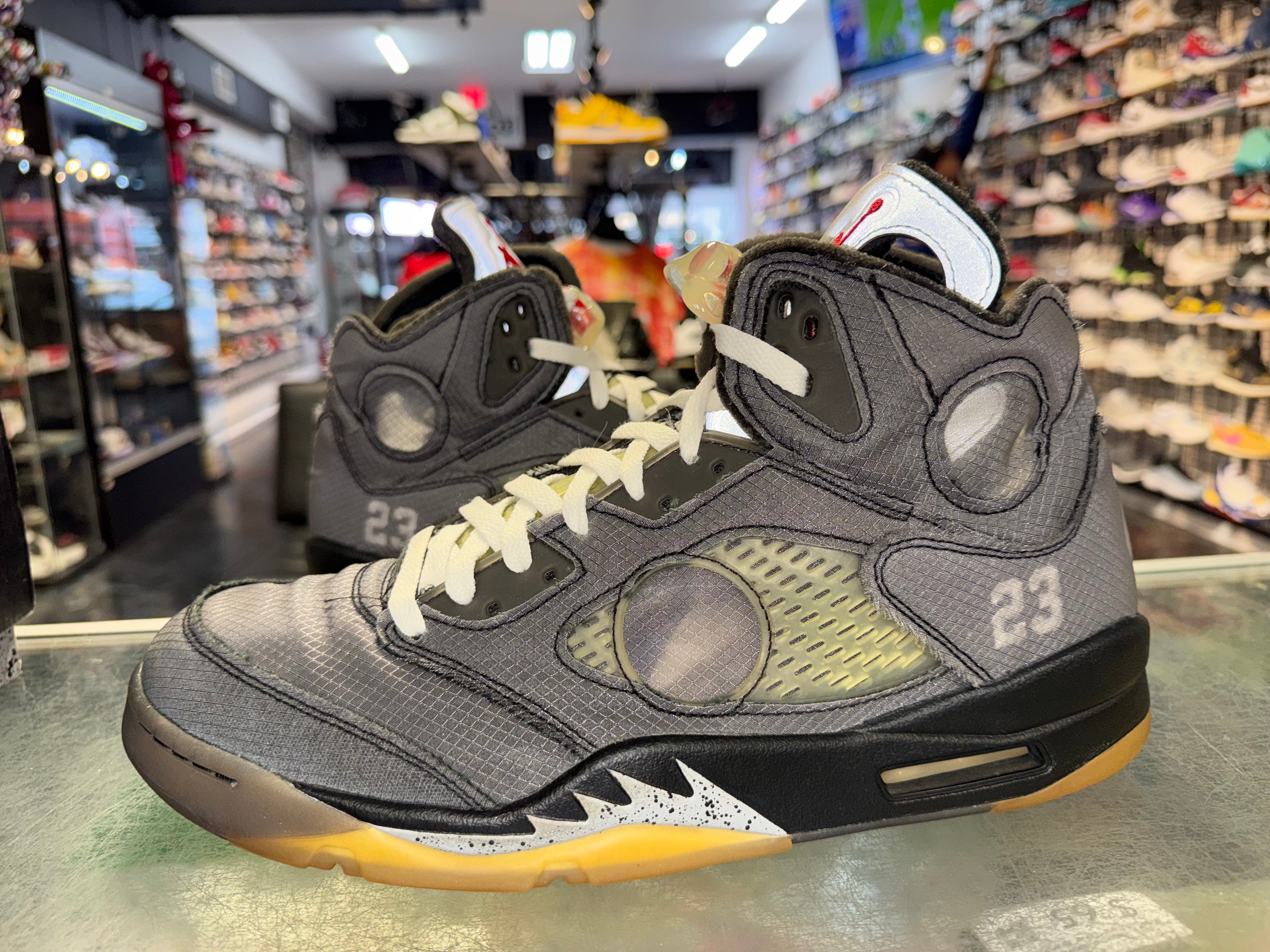 Size 13 Air Jordan 5 Off White "Muslin"