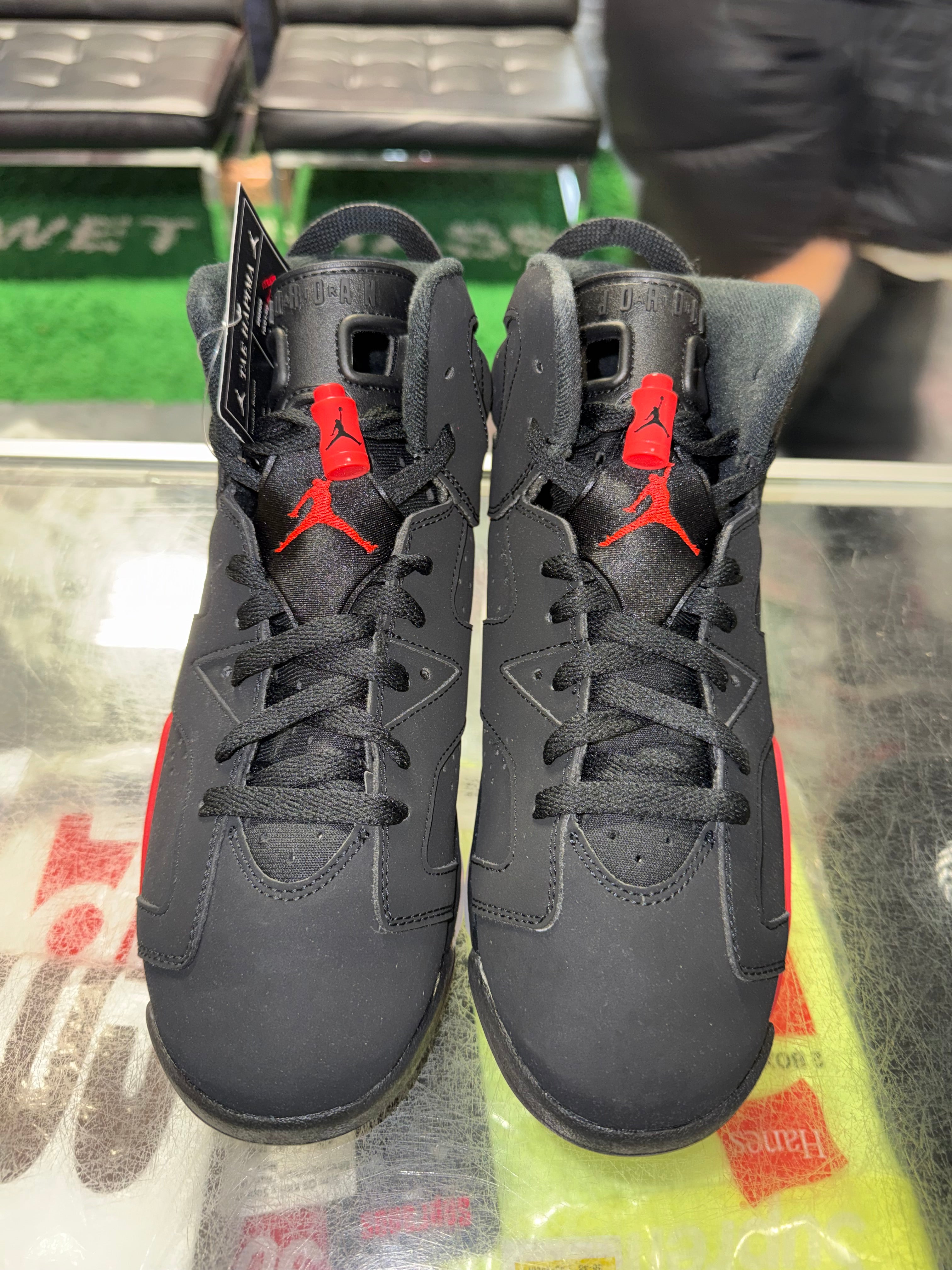 Size 7y Air Jordan 6 “Infrared Salesman” Brand New
