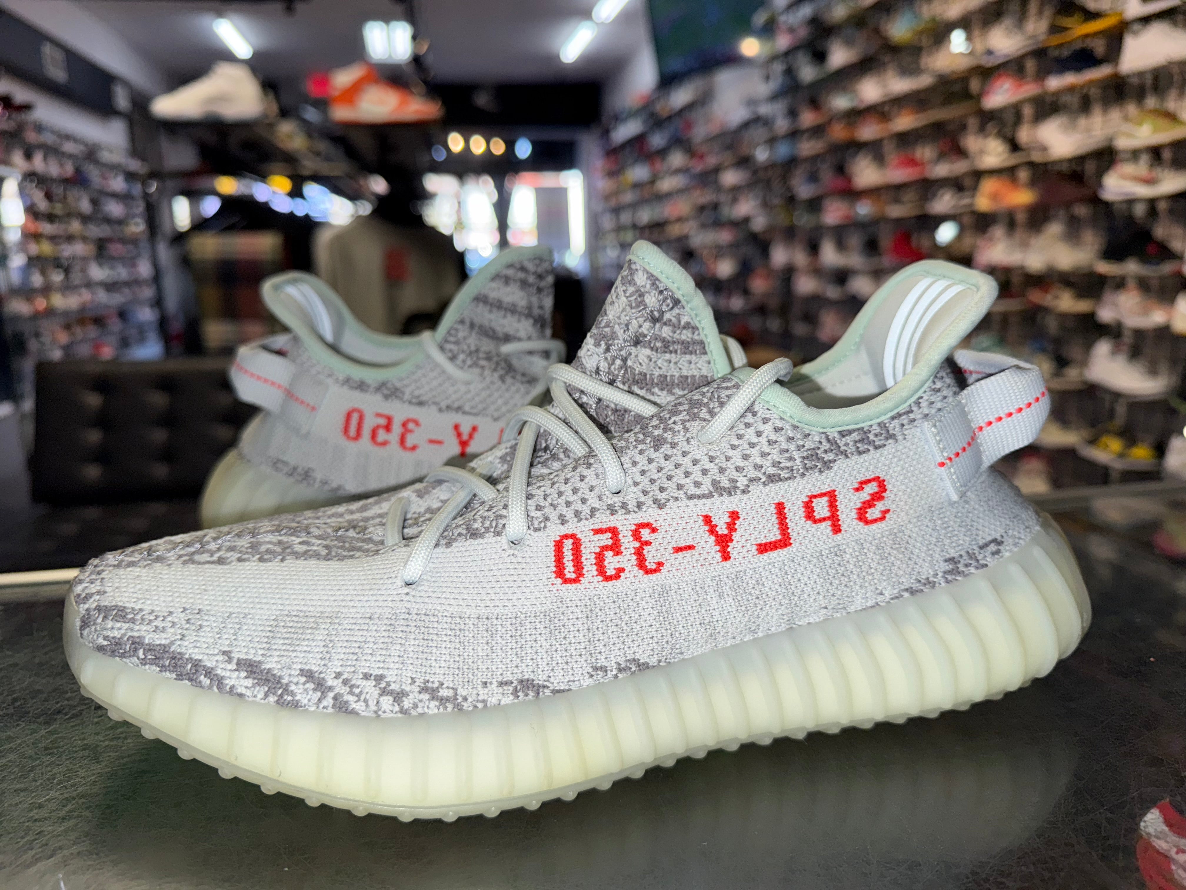 Size 10 Yeezy Boost 350 V2 "Blue Tint"