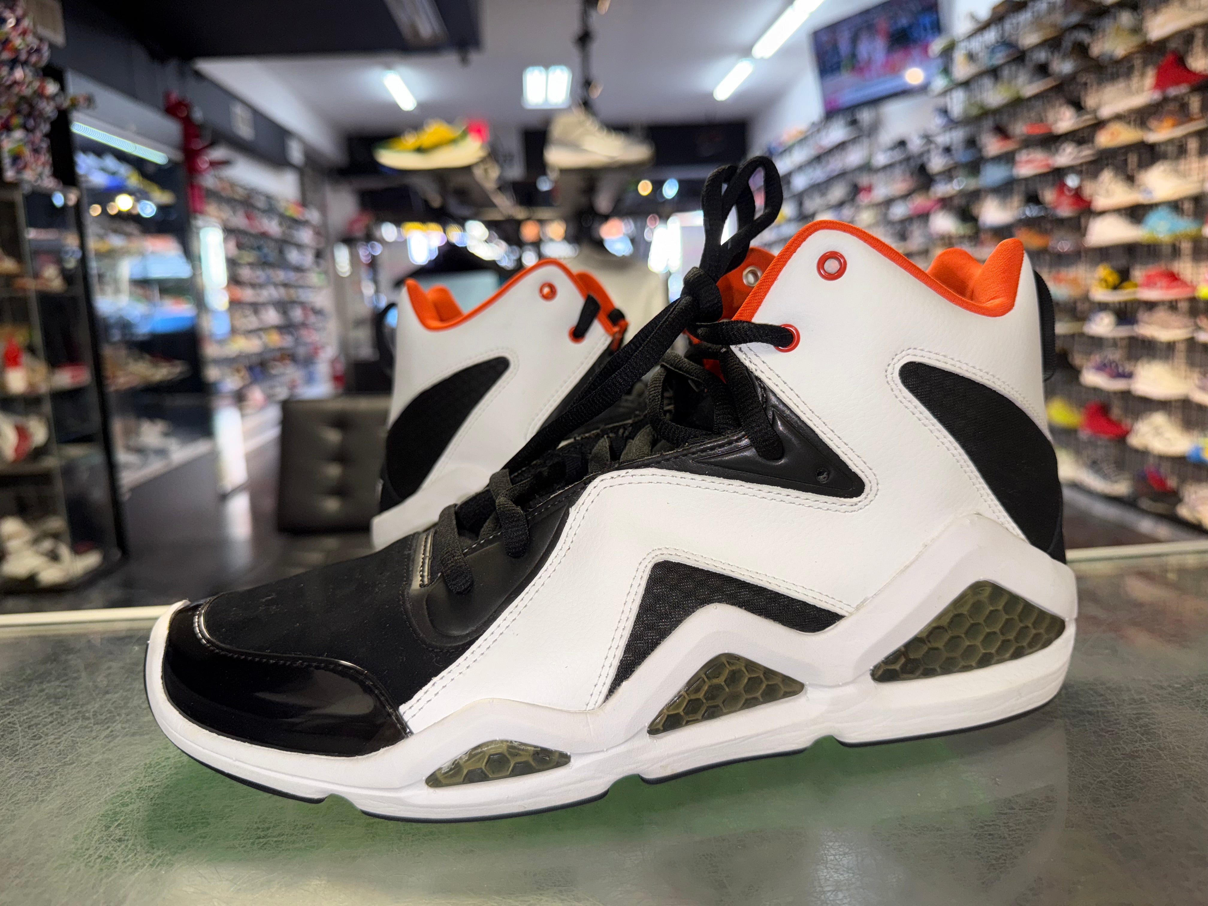 Size 10.5 Reebok Kamikaze III Mid "Black Orange"
