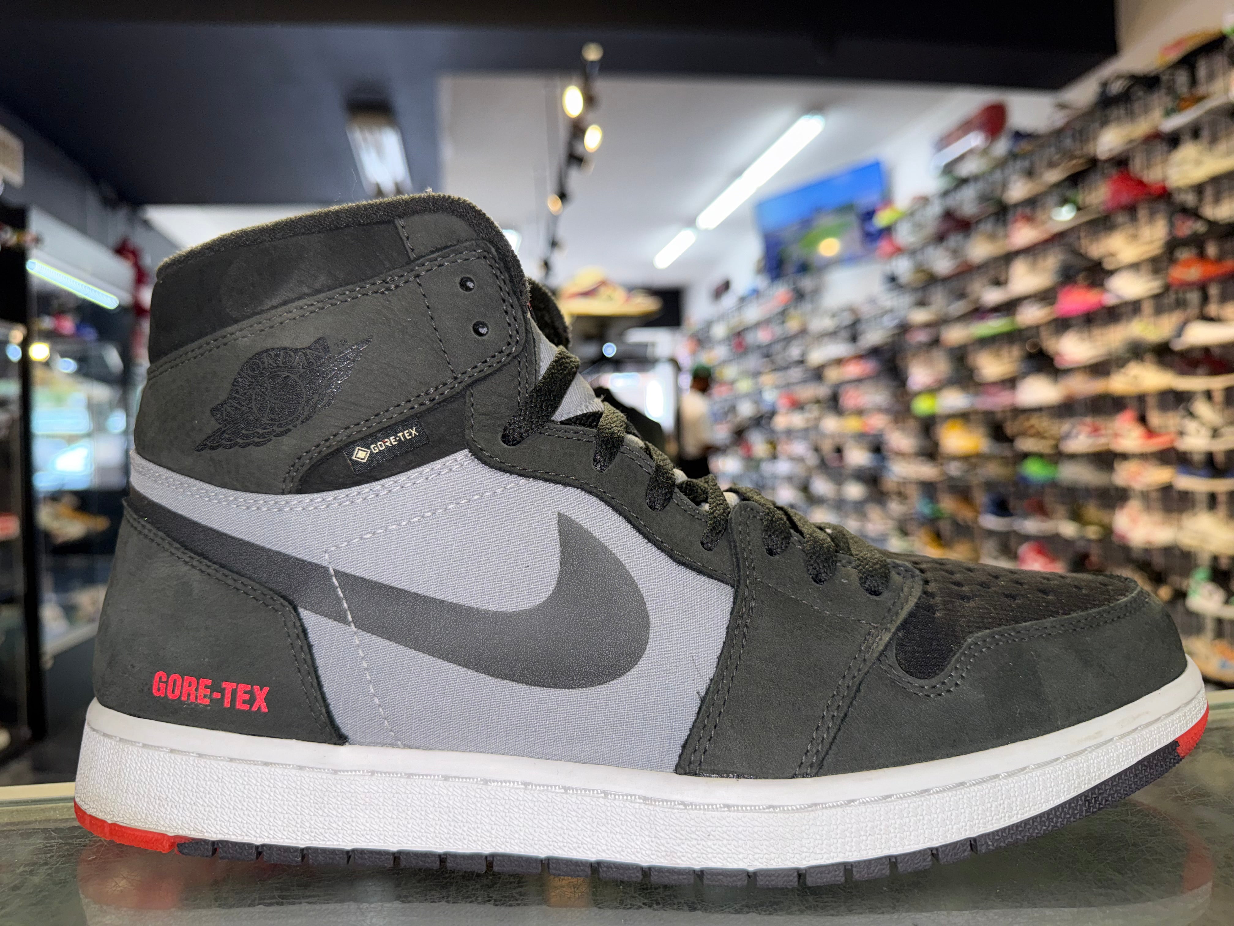Size 13 Air Jordan 1 Gore-Tex "Black Infrared"