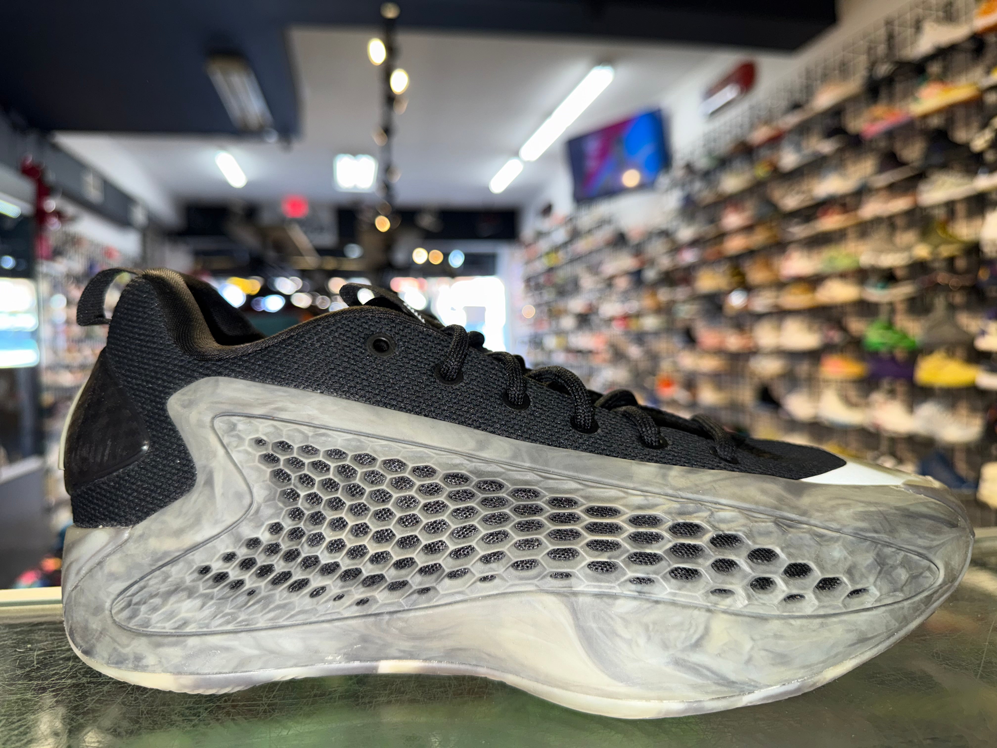 Size 7y Adidas AE 1 Low "Silver Pebble"