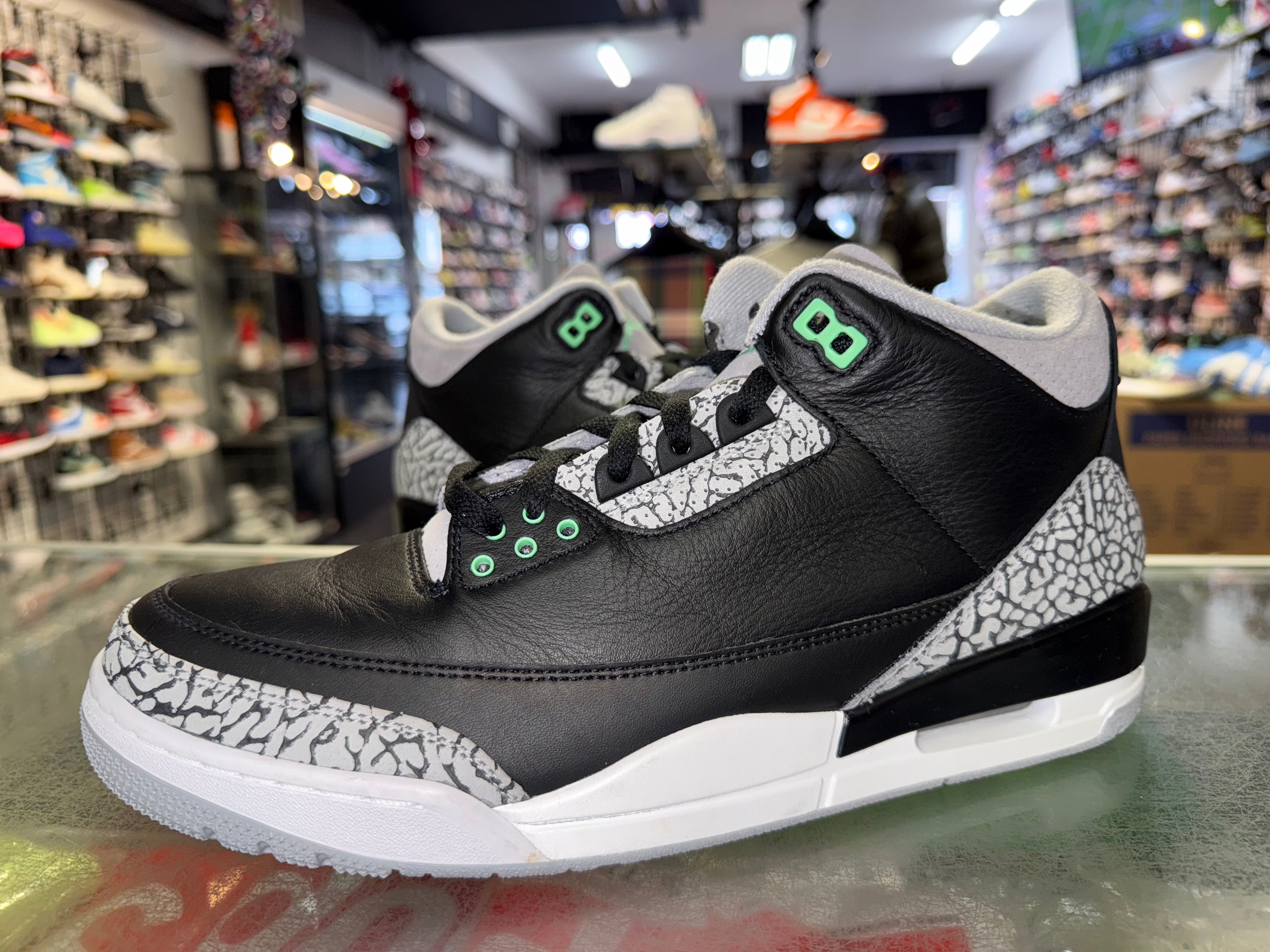 Size 11.5 Air Jordan 3 "Green Glow"