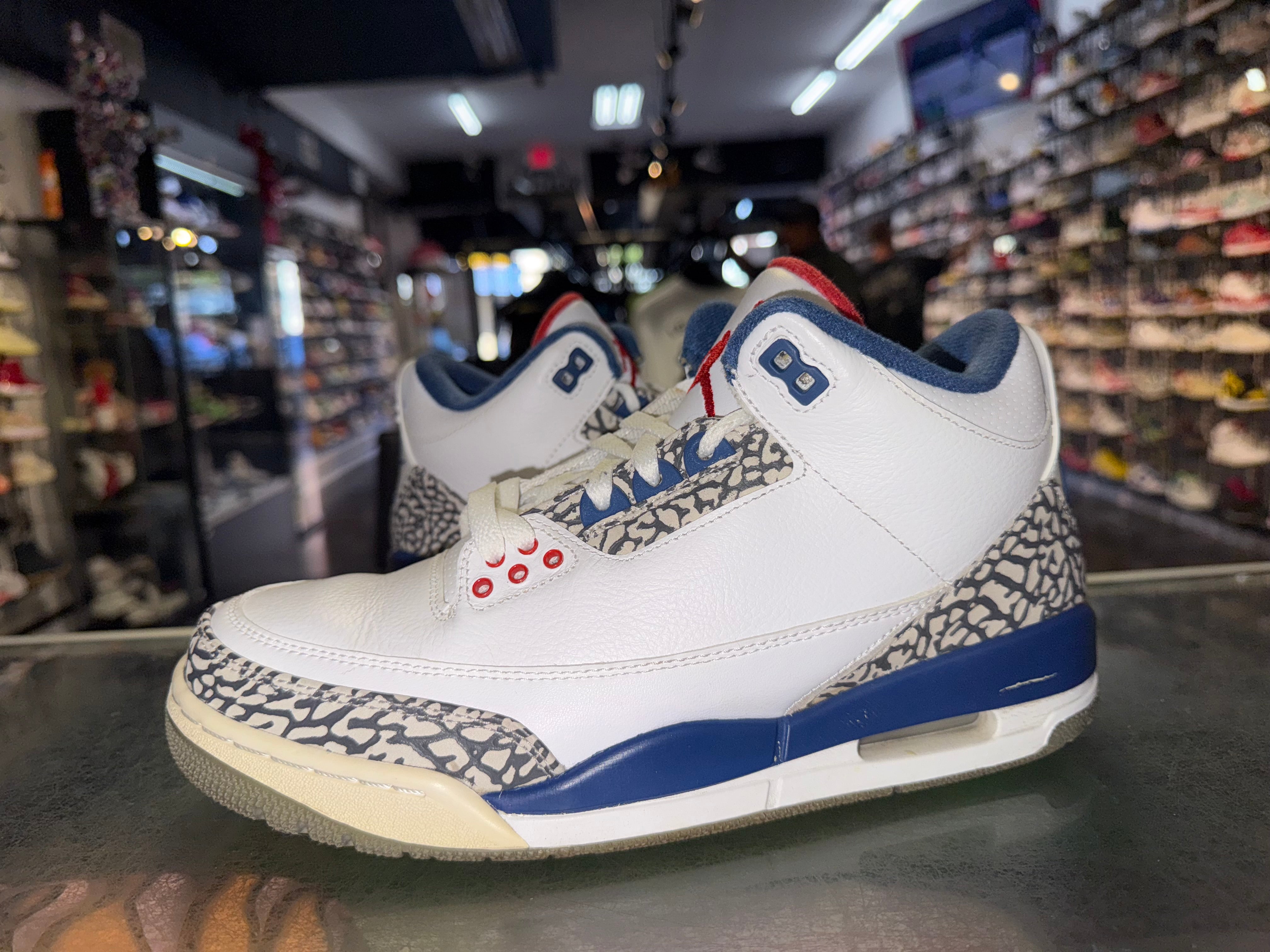 Size 8.5 Air Jordan 3 "True Blue"