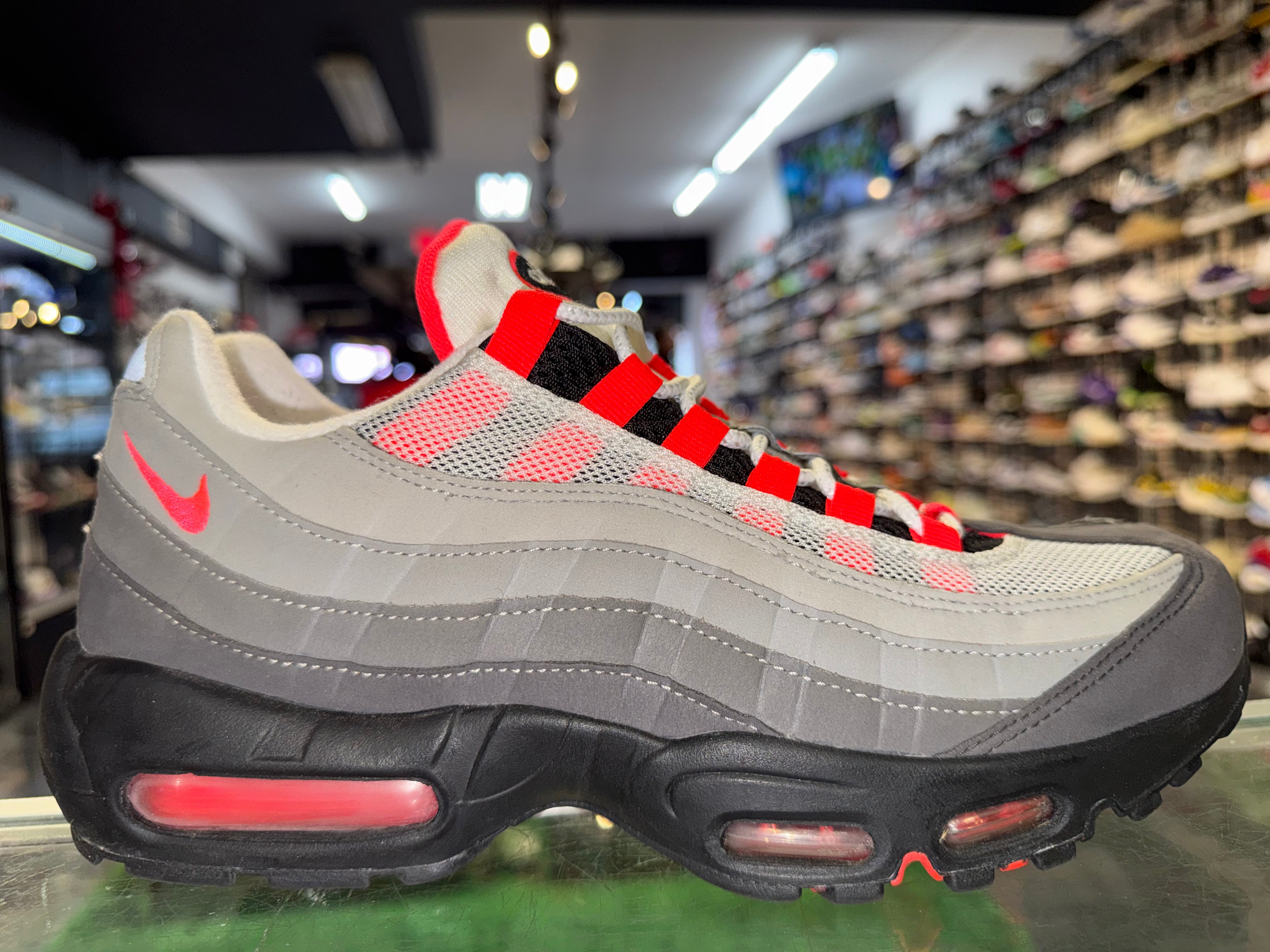 Size 9 Air Max 95 OG "Solar Red" 2018