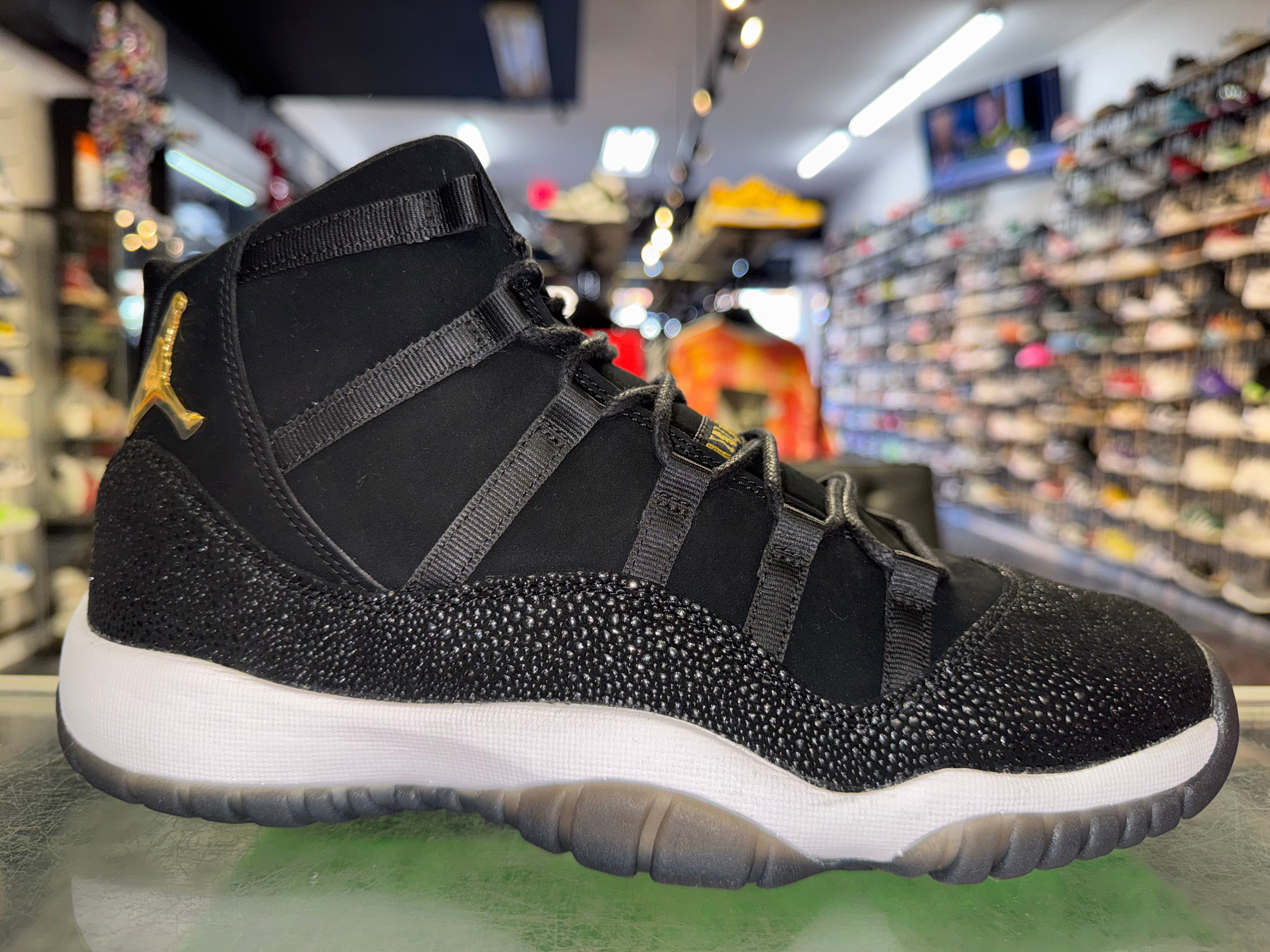 Size 9y (10.5W) Air Jordan 11 Heiress "Black Stingray" Brand New