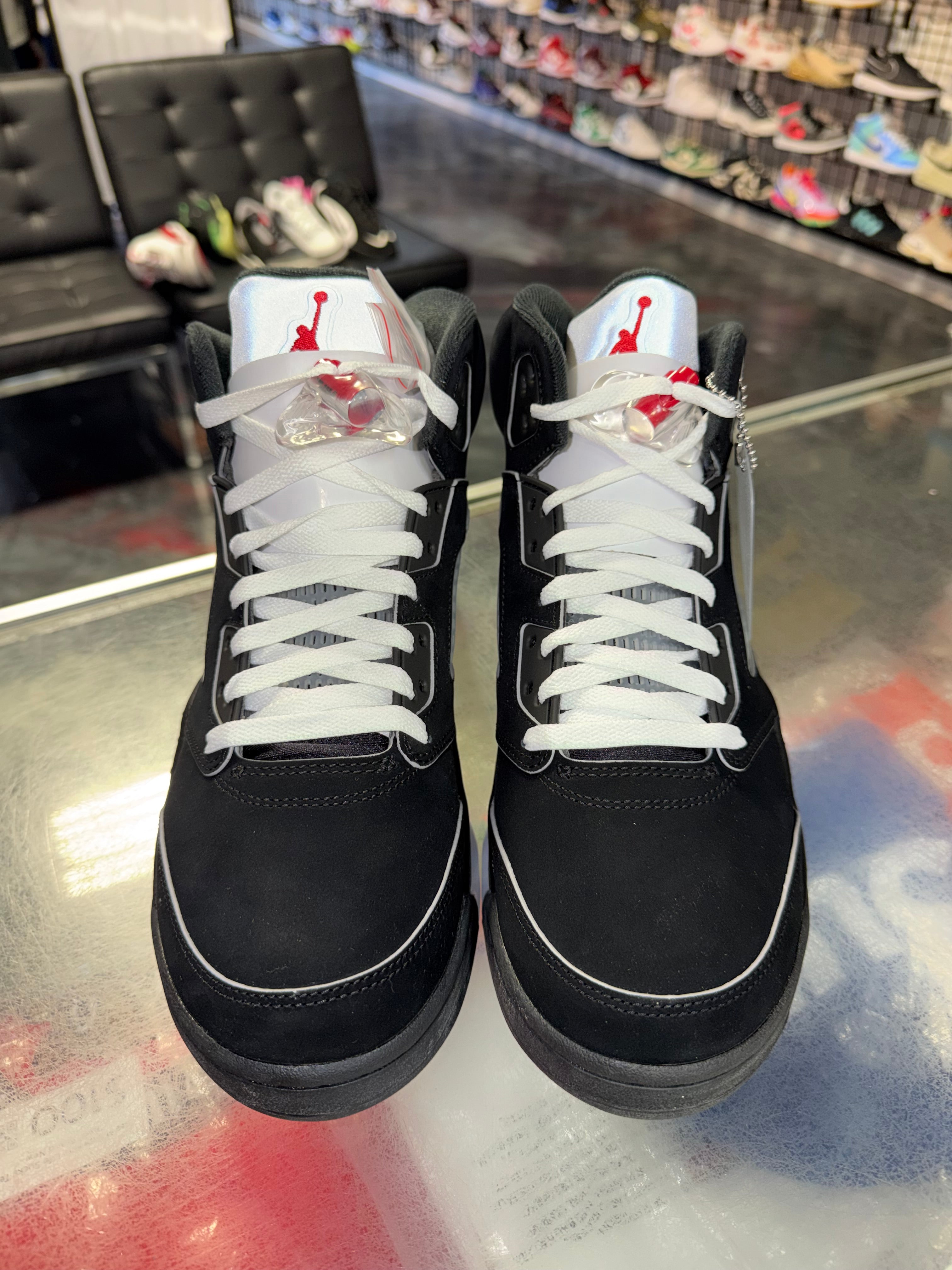 Size 10.5 Air Jordan 5 "Black Metallic Reimagined" Brand New