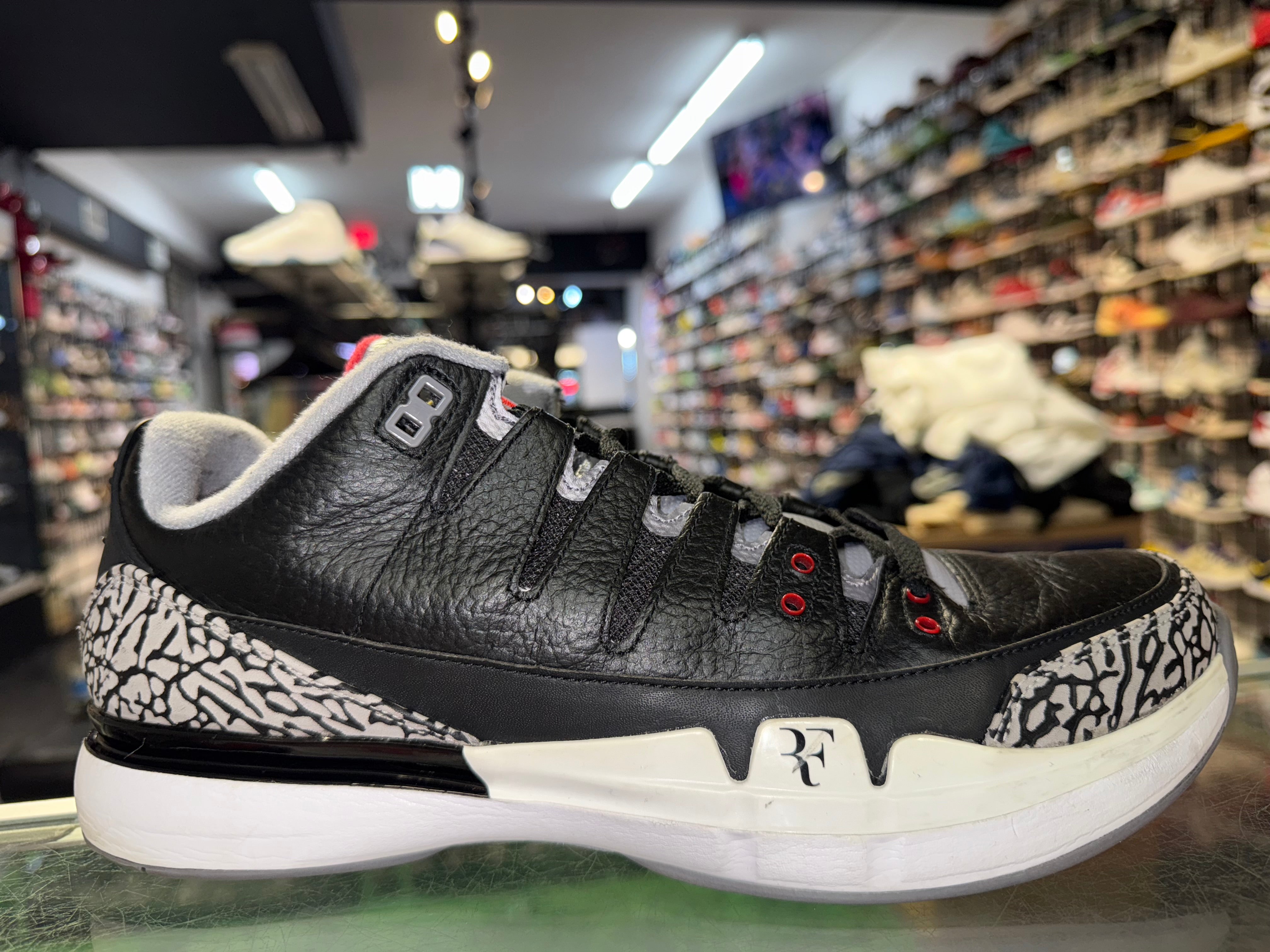 Size 11 Zoom Vapor AJ 3 "Black Cement"