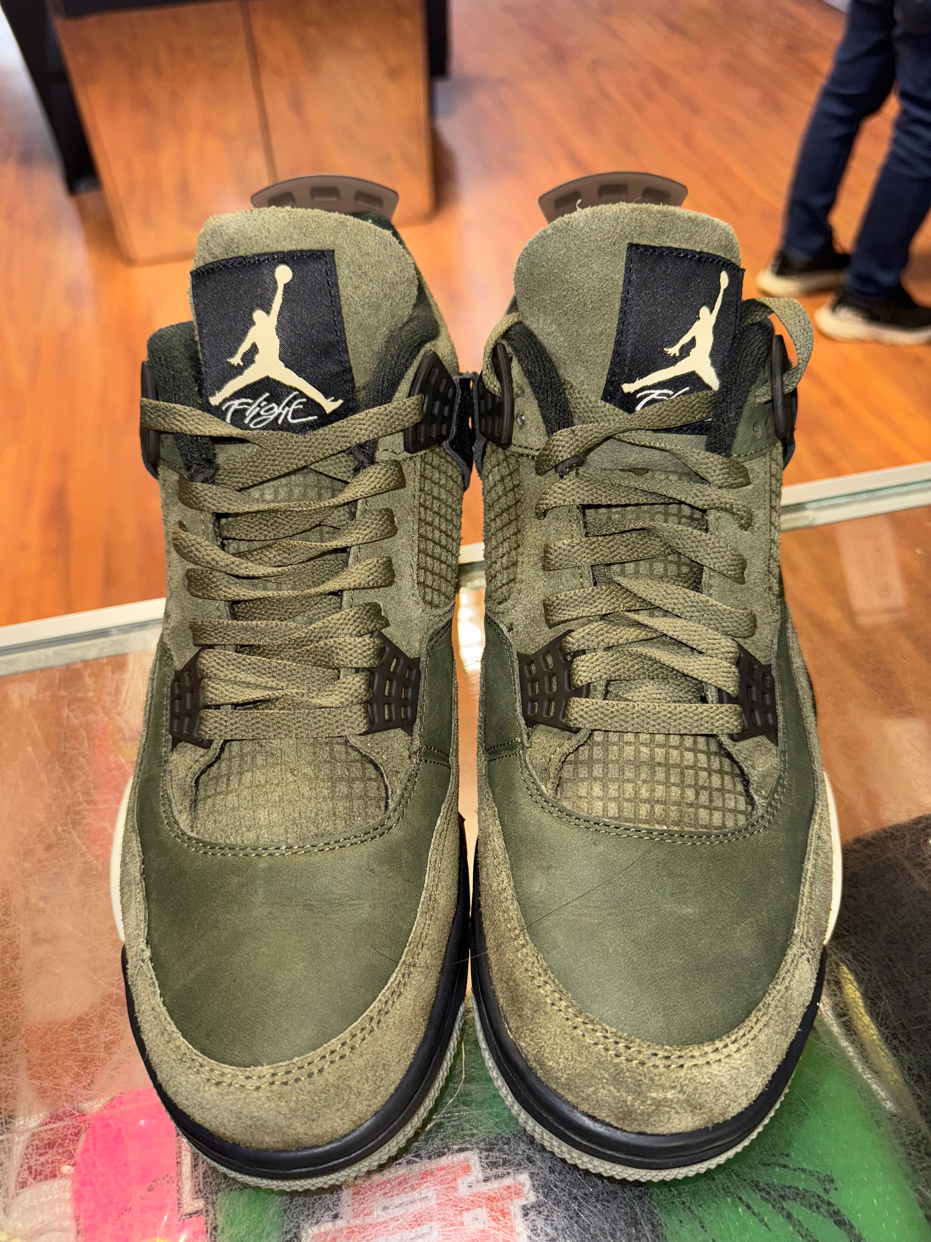 Size 11 Air Jordan 4 Craft "Medium Olive"