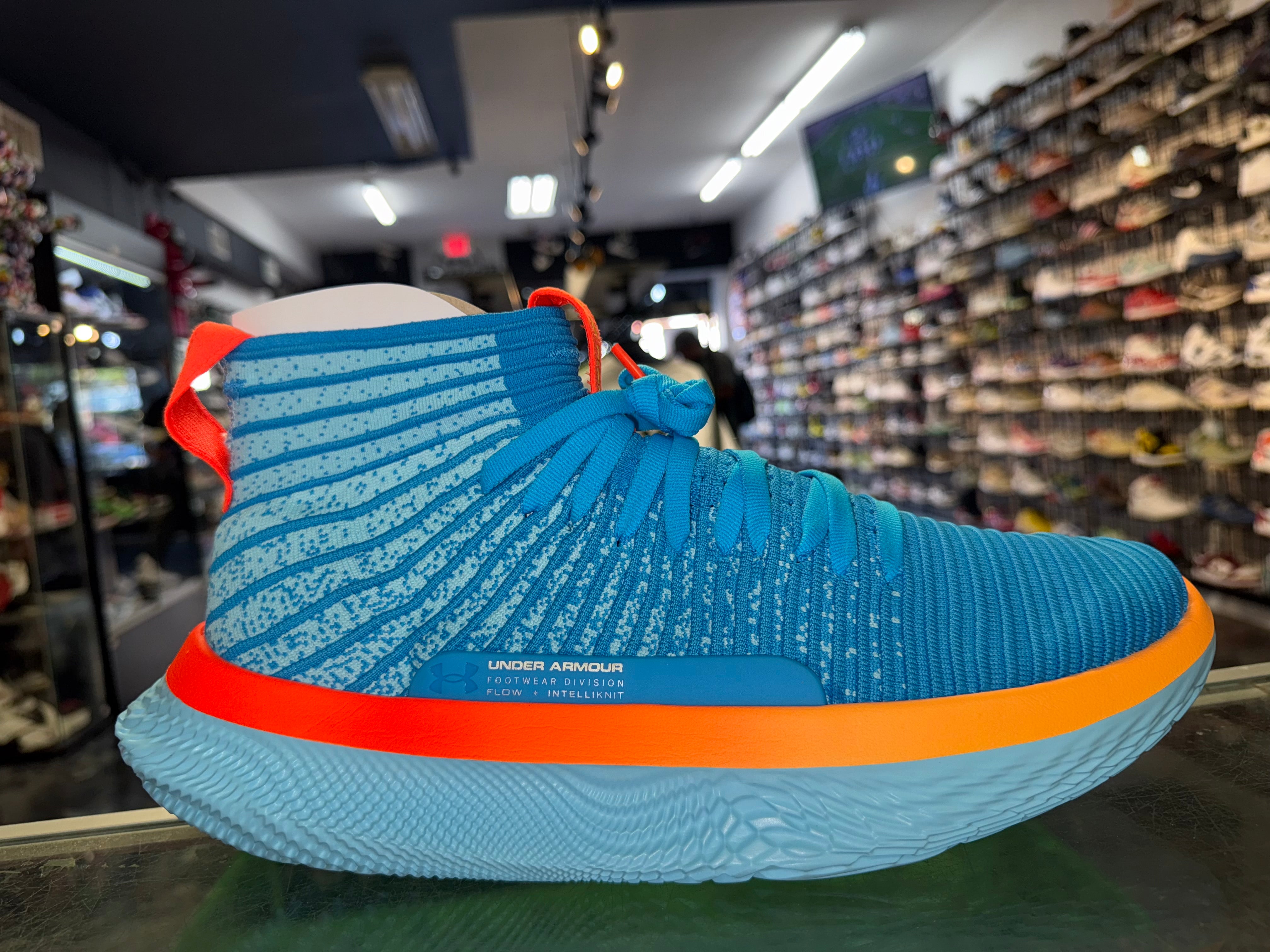 Size 13 Under Armor Flow FUTR X Elite "Blue" Brand New