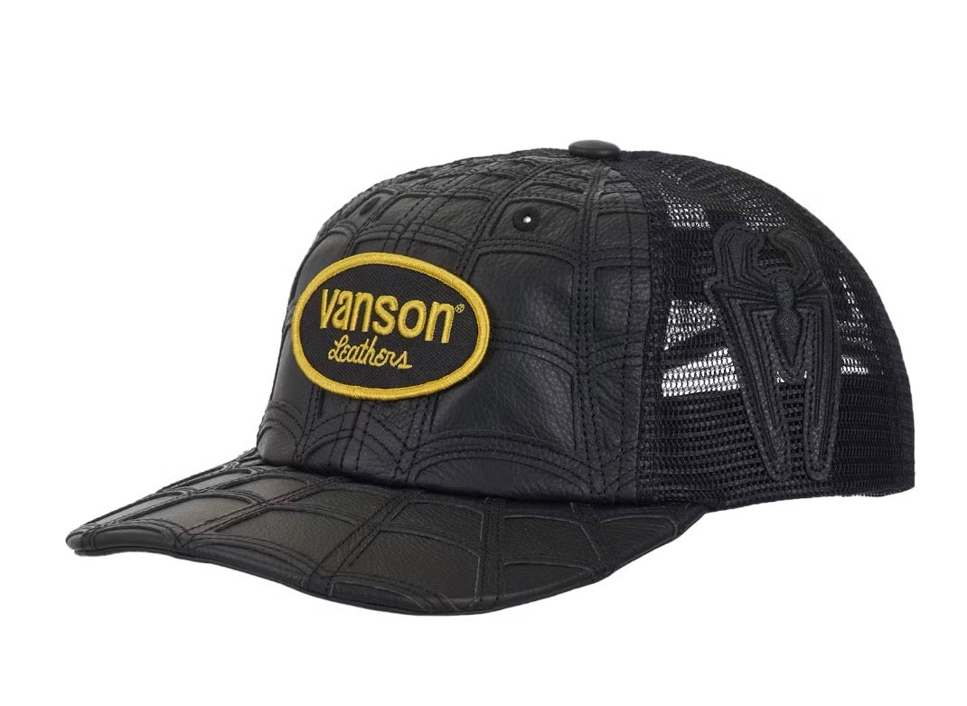 Size OS Supreme x Vanson Spider-Man 6 Panel Hat “Black” Brand New