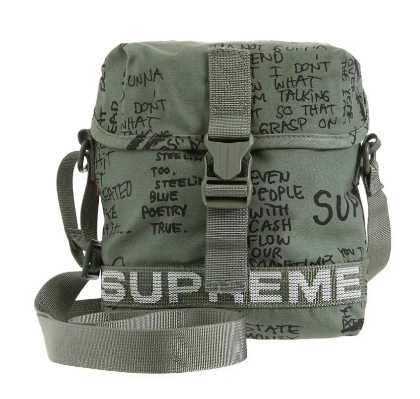 Size OS Supreme Field Side Bag “Olive Gonz”