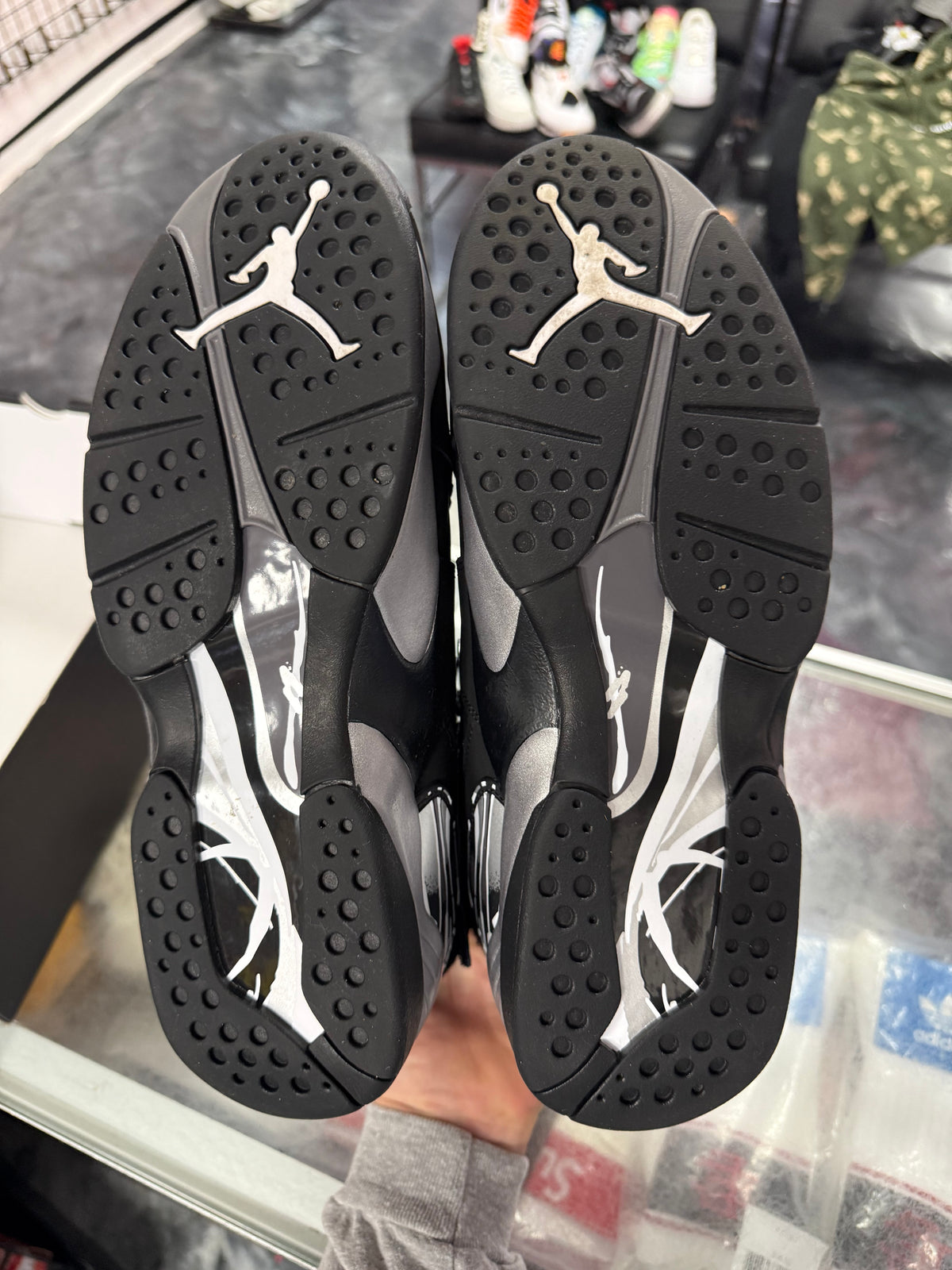 Air Jordan 8 Chrome 2026 sneaker, pre-owned, size 10 – view 7