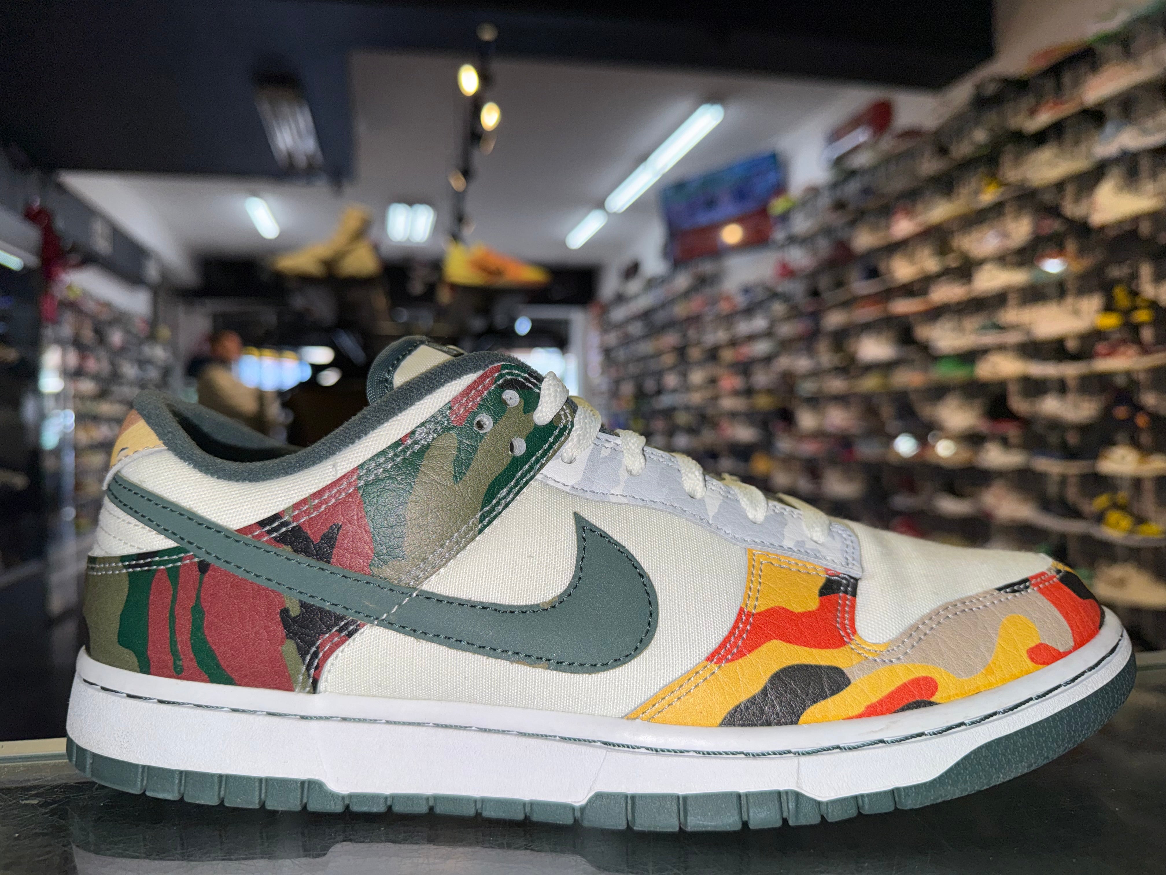 Size 11 Dunk Low “Crazy Camo”