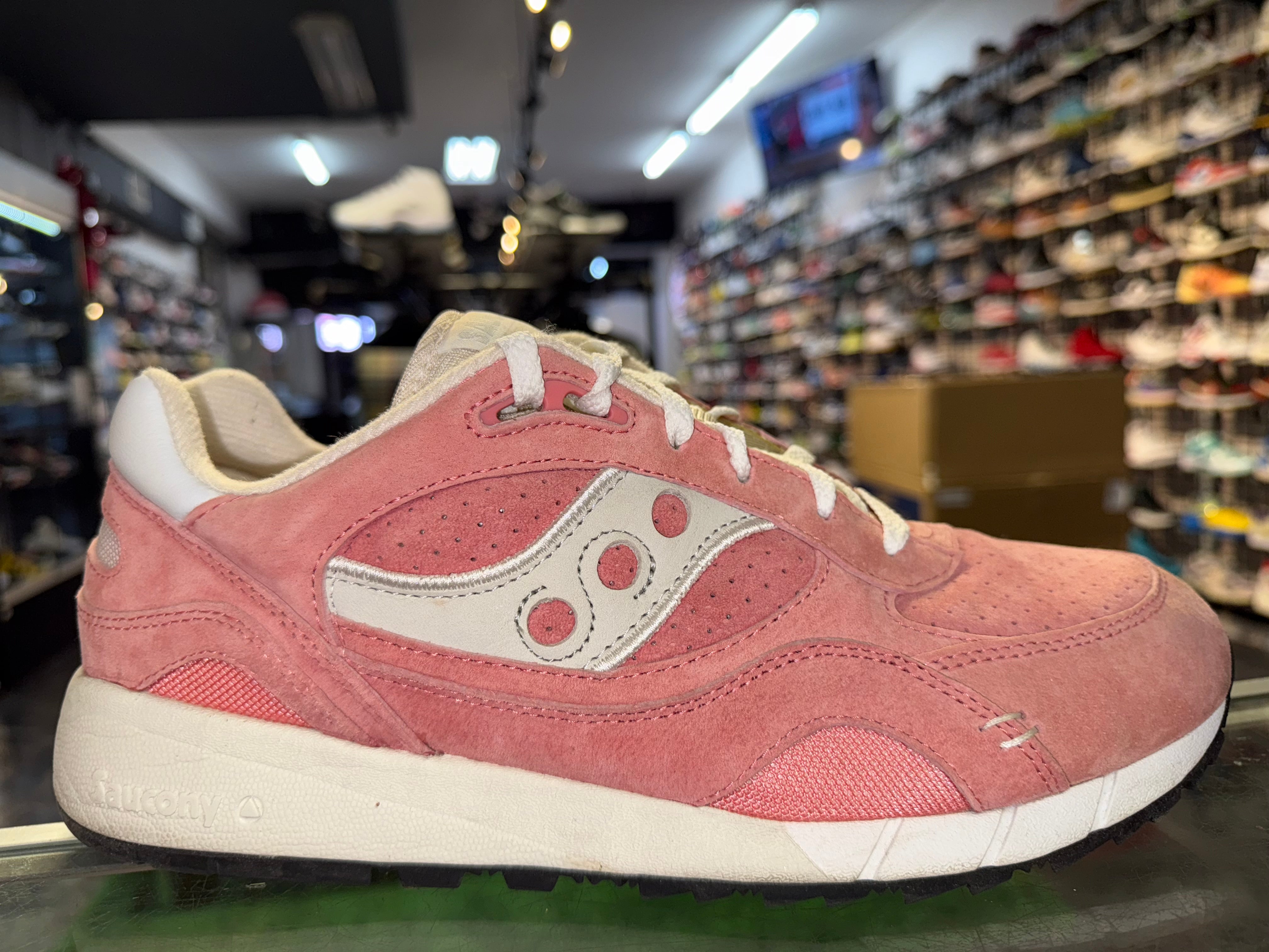 Size 12 Saucony Shadow 6000 Premium Suede "Salmon"