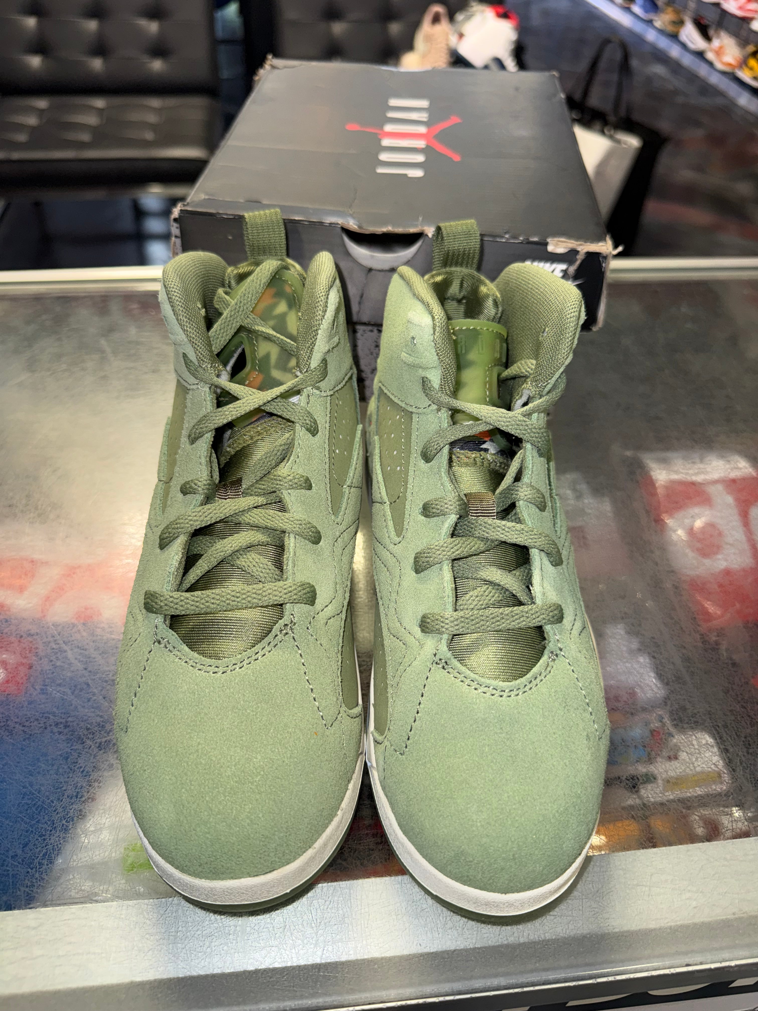 Size 3y Jordan MVP “Olive/Orange” Brand New (PS)
