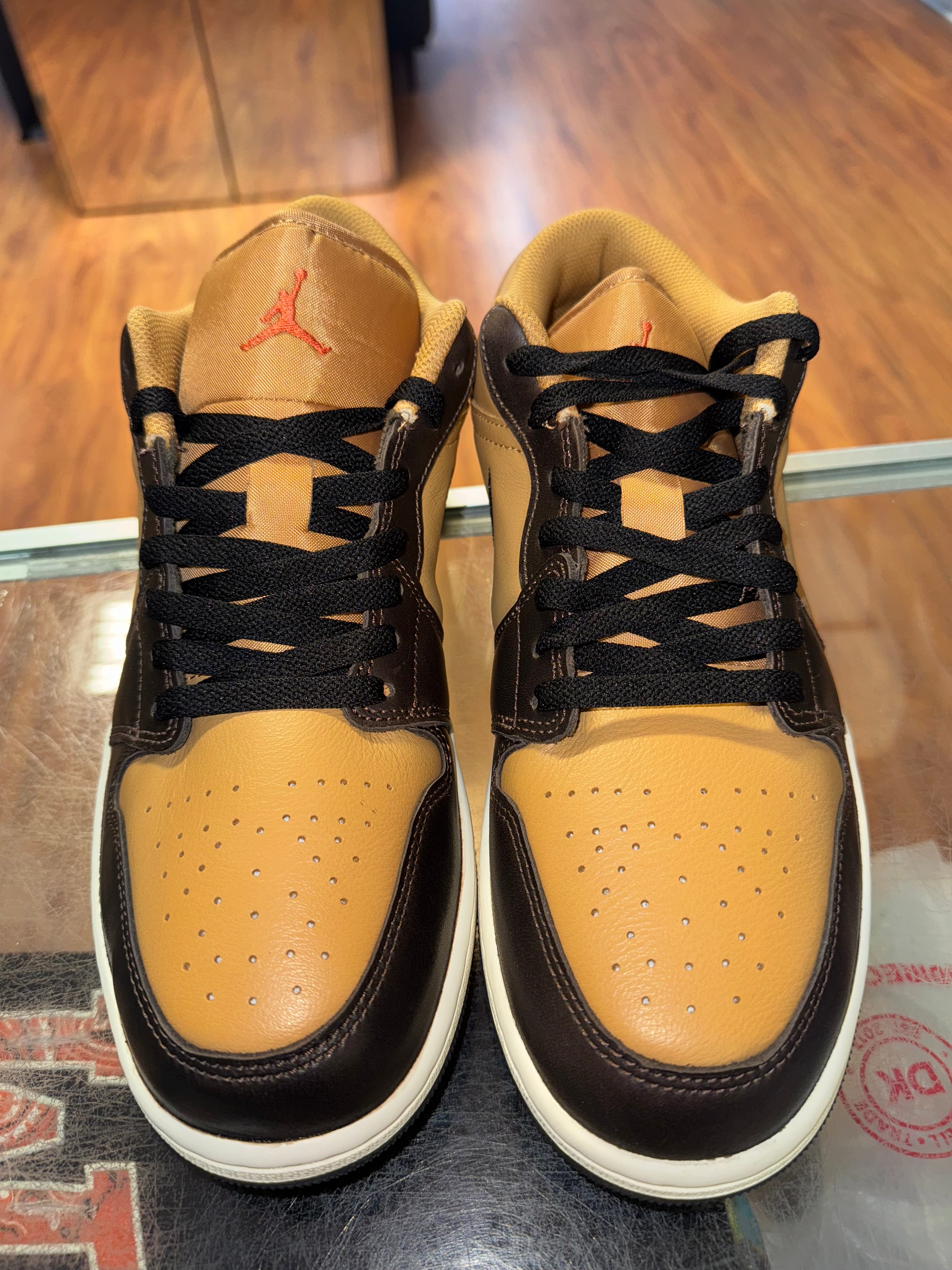 Size 10 Air Jordan 1 Low "Flax Baroque Brown" Brand New