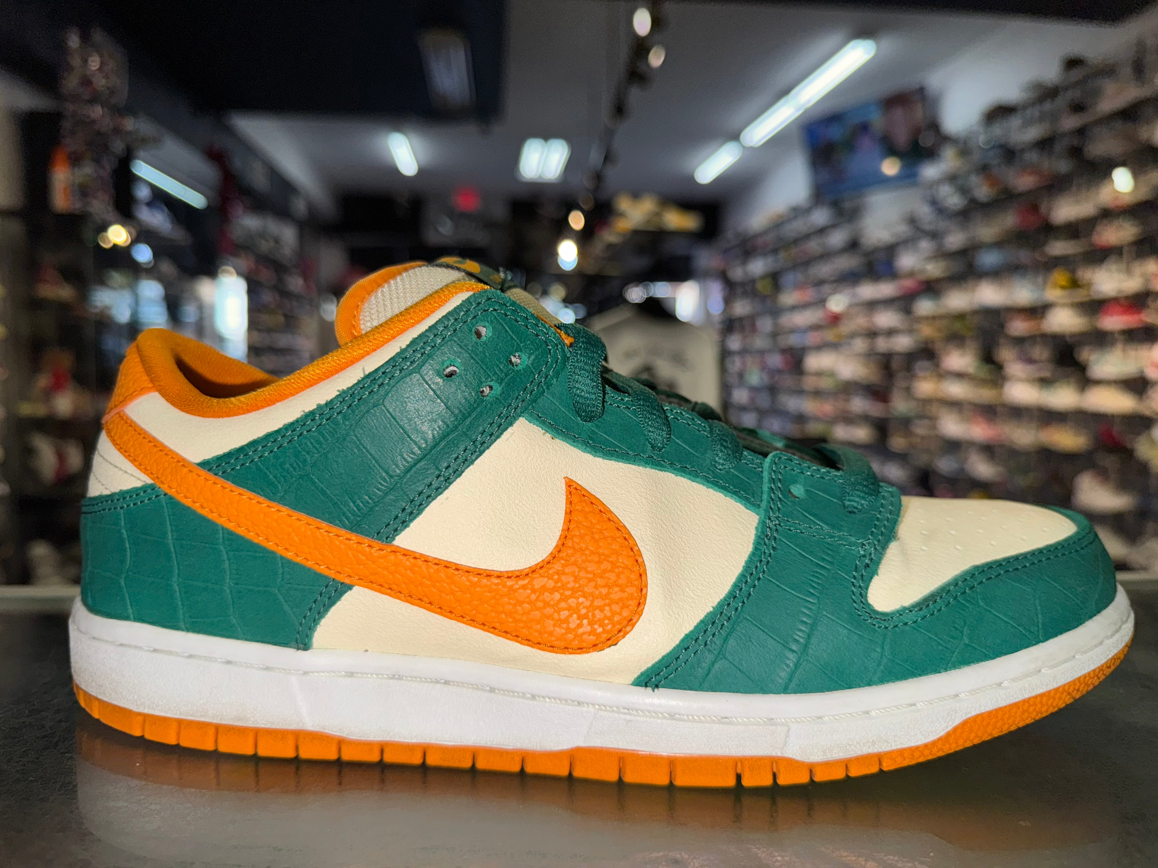 Size 10.5 Dunk Low SB "Legion Pine Kumquat"