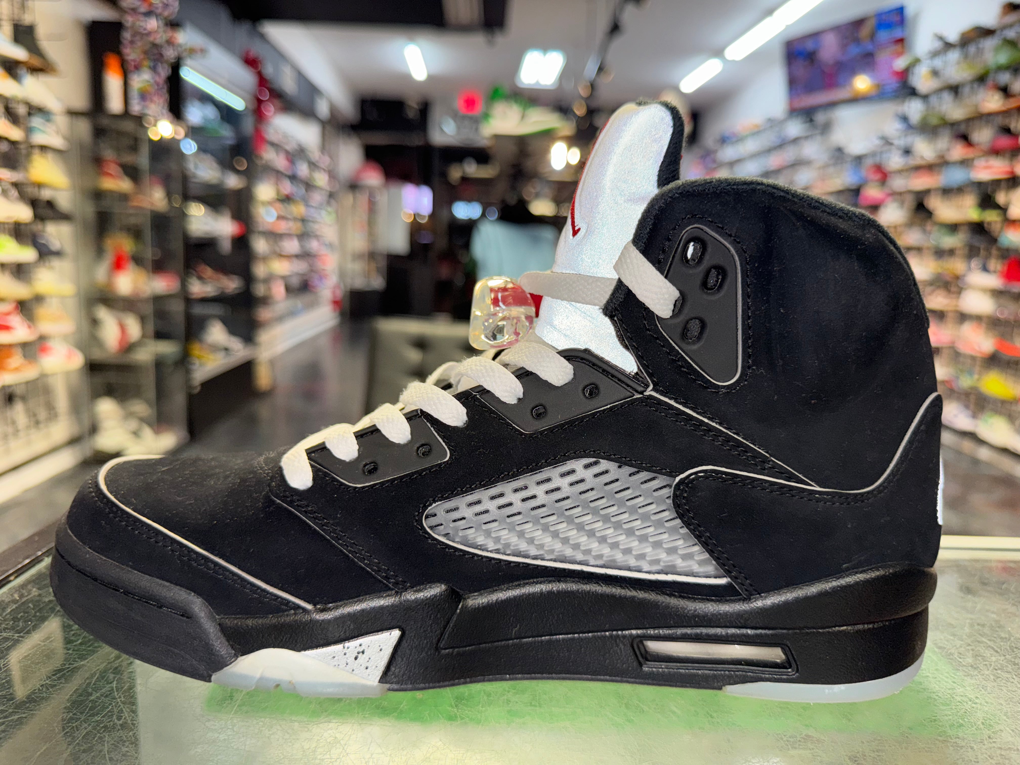 Size 10 Air Jordan 5 "Black Metallic Reimagined"