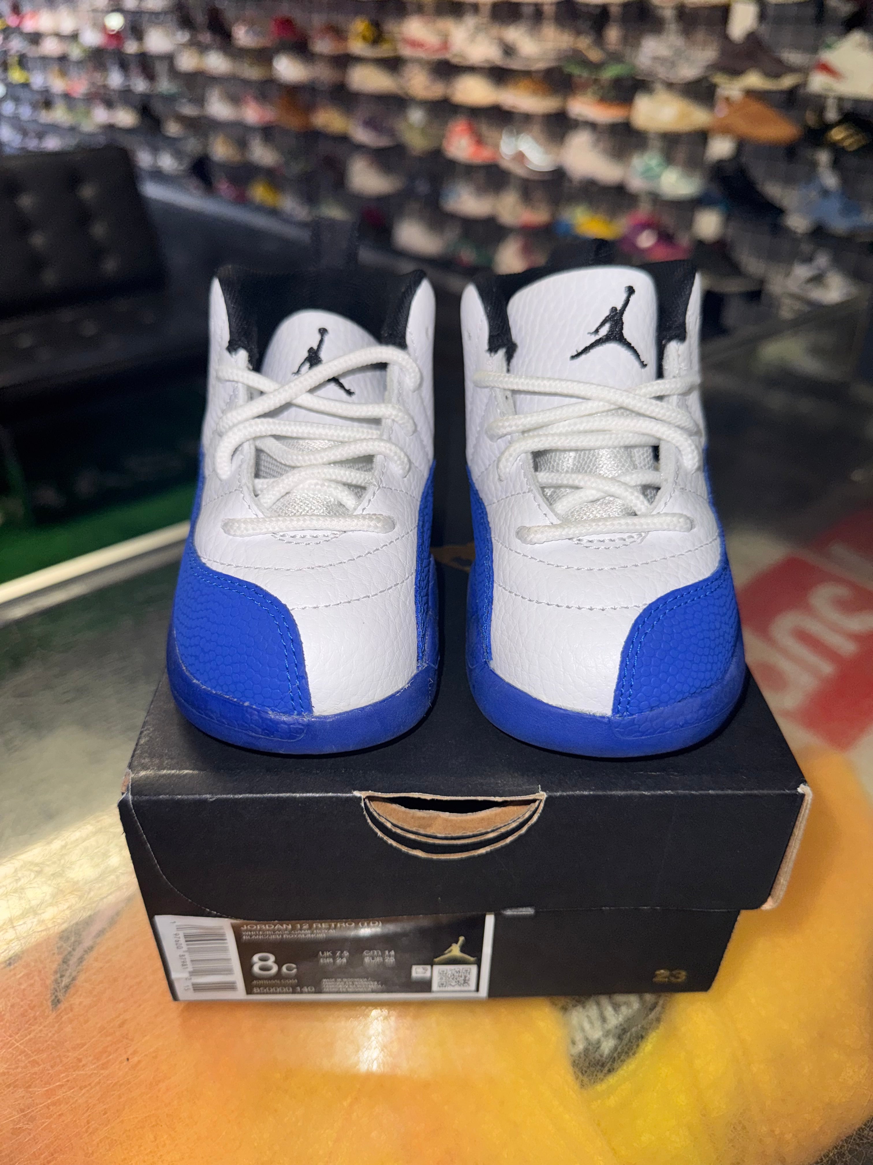 Size 8c Air Jordan 12 "Blueberry" (TD)