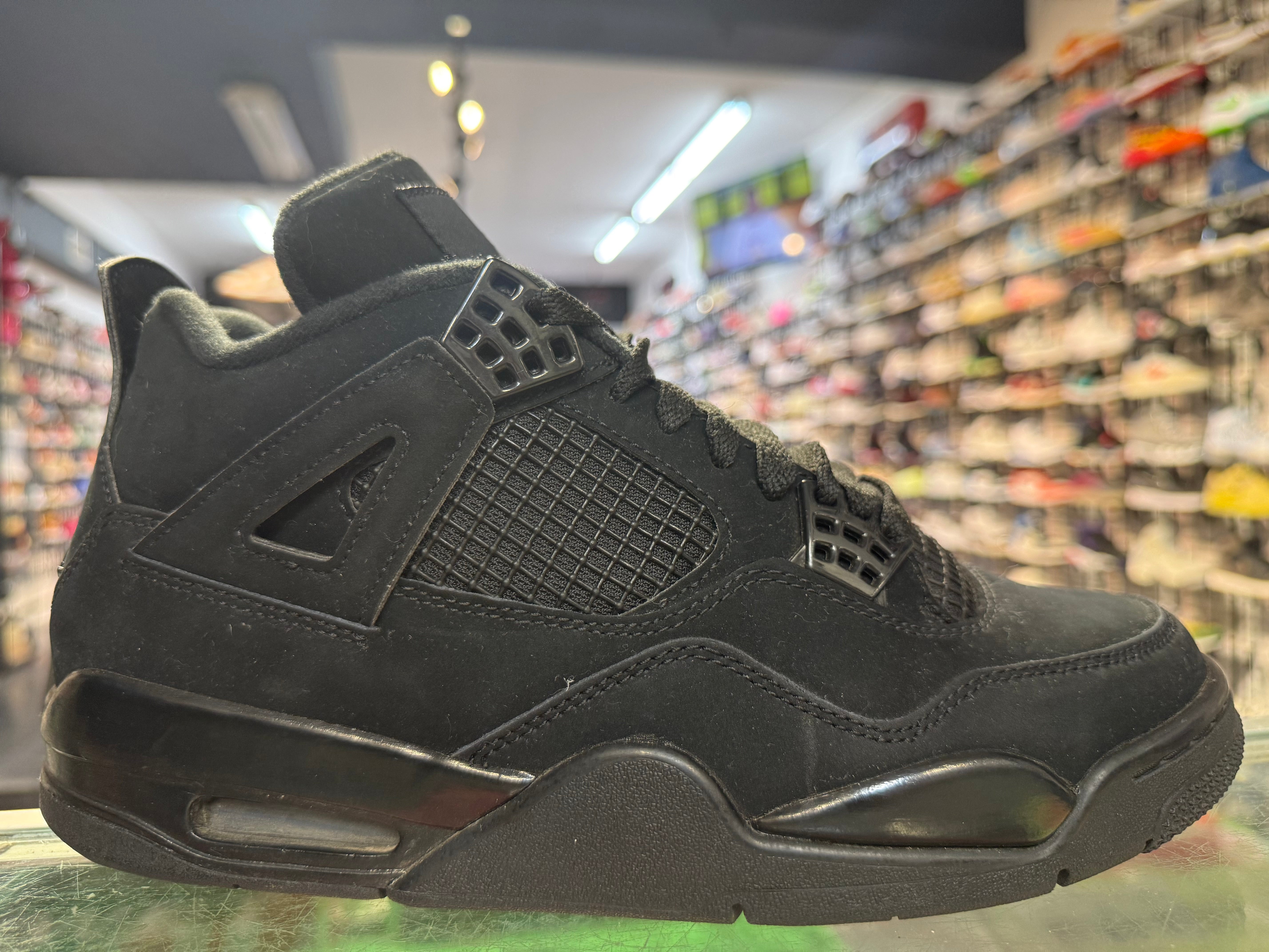 Size 8.5 Air Jordan 4 "Black Cat" 2020