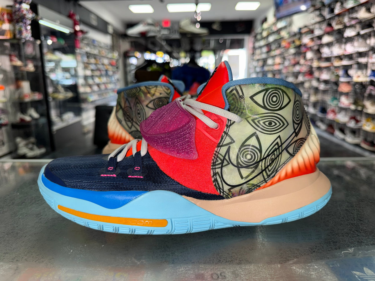 Size 9.5 Kyrie 6 "Preheat Collection Heal the World"