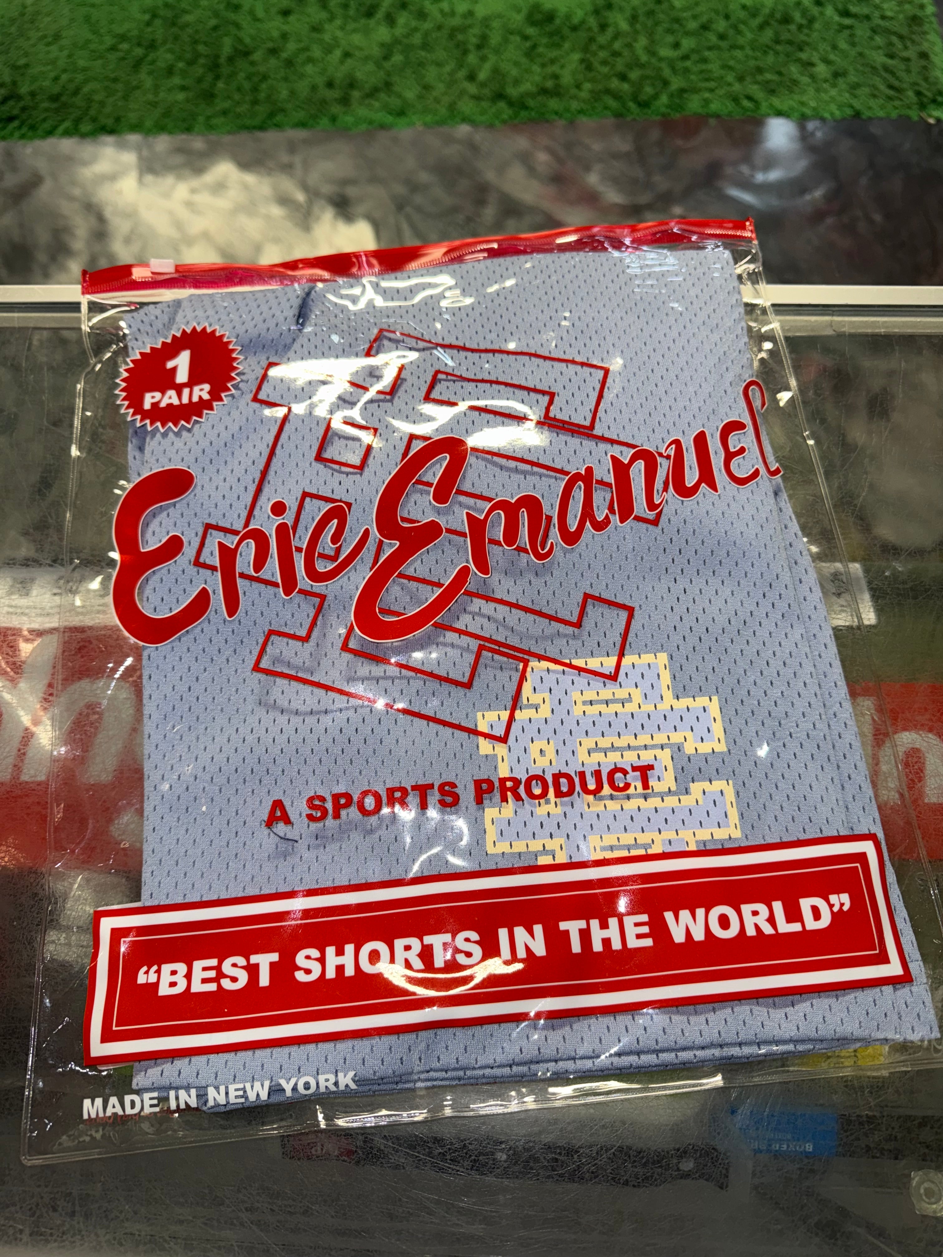 Size XL Eric Emanuel EE Basic Shorts “Eventide Blue” Brand New