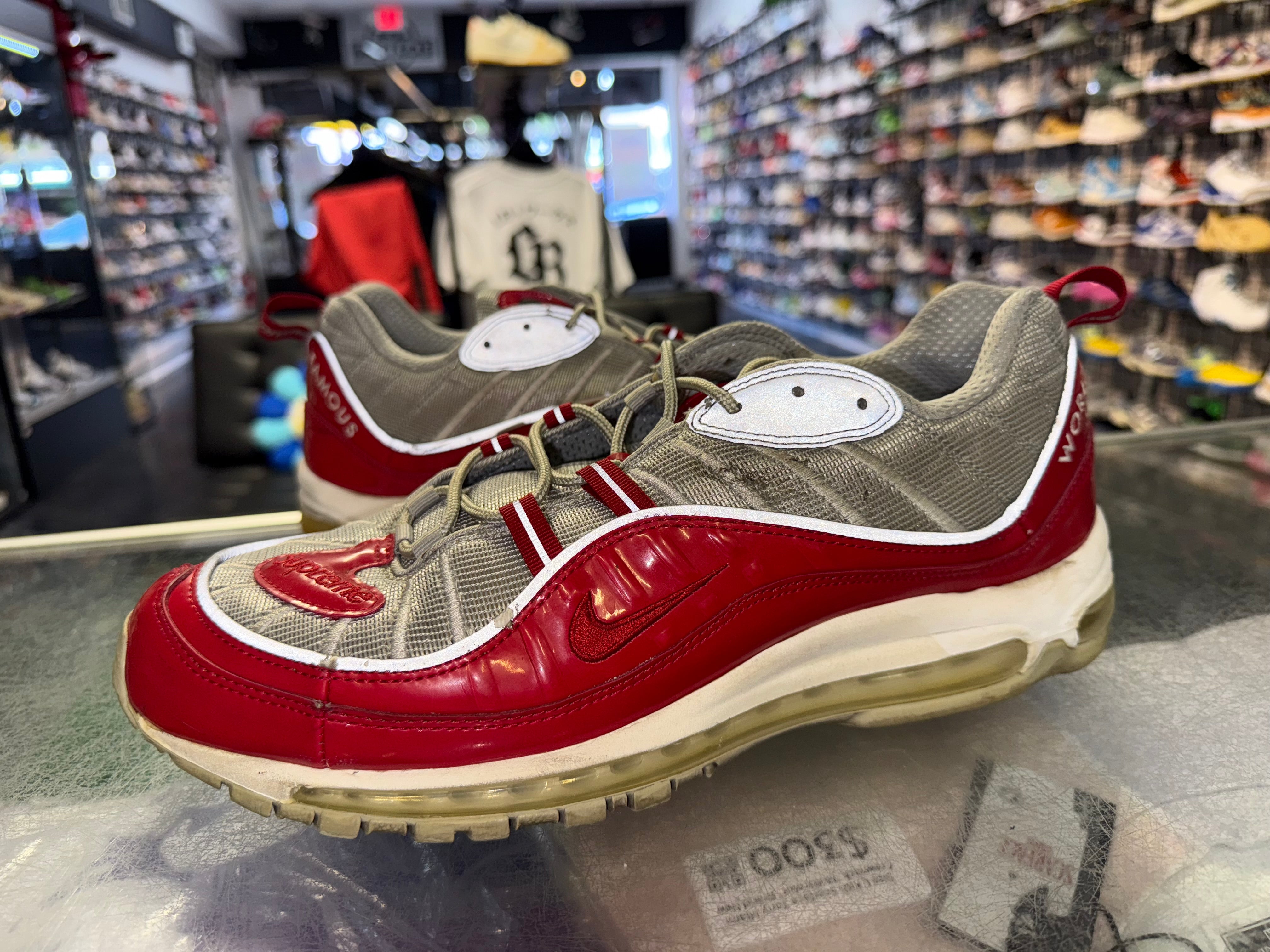Size 12 Air Max 98 Supreme "Red" - NB