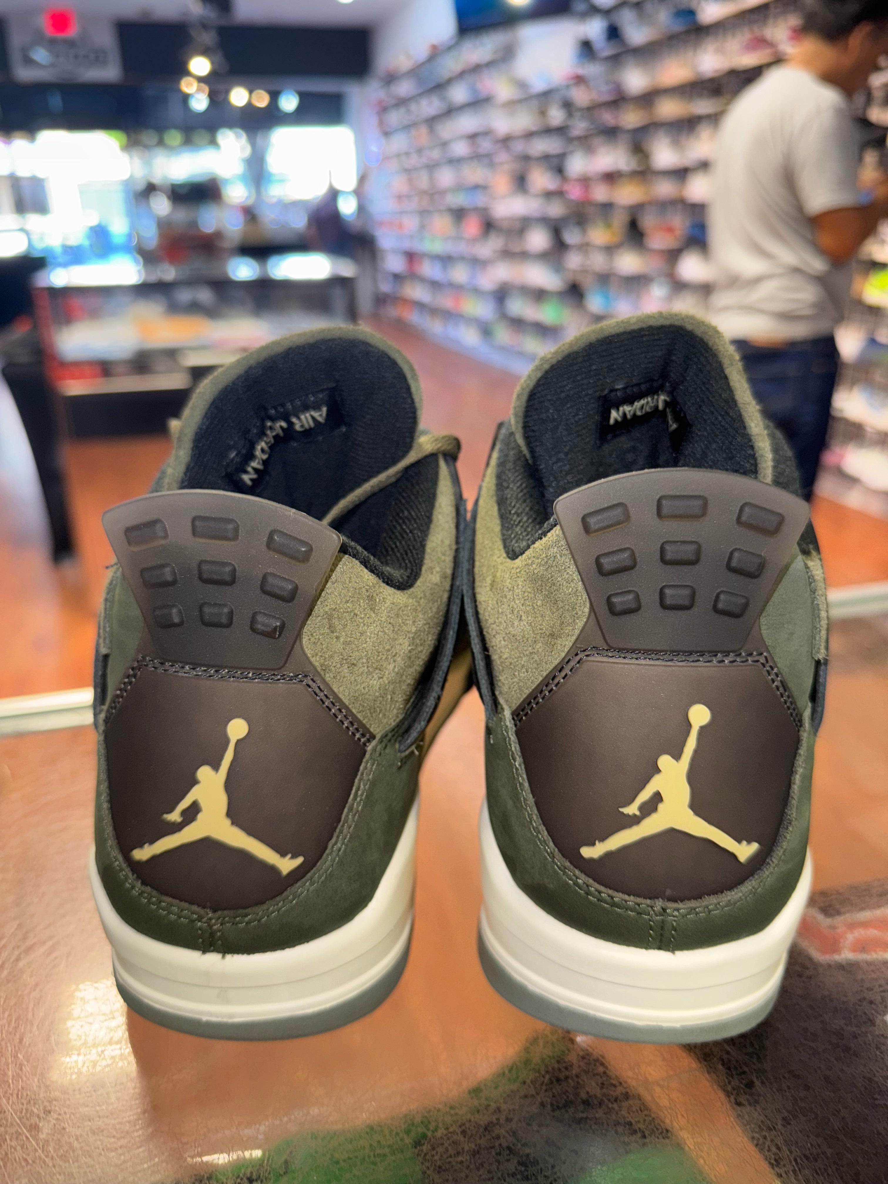 Size 11 Air Jordan 4 Craft "Medium Olive"