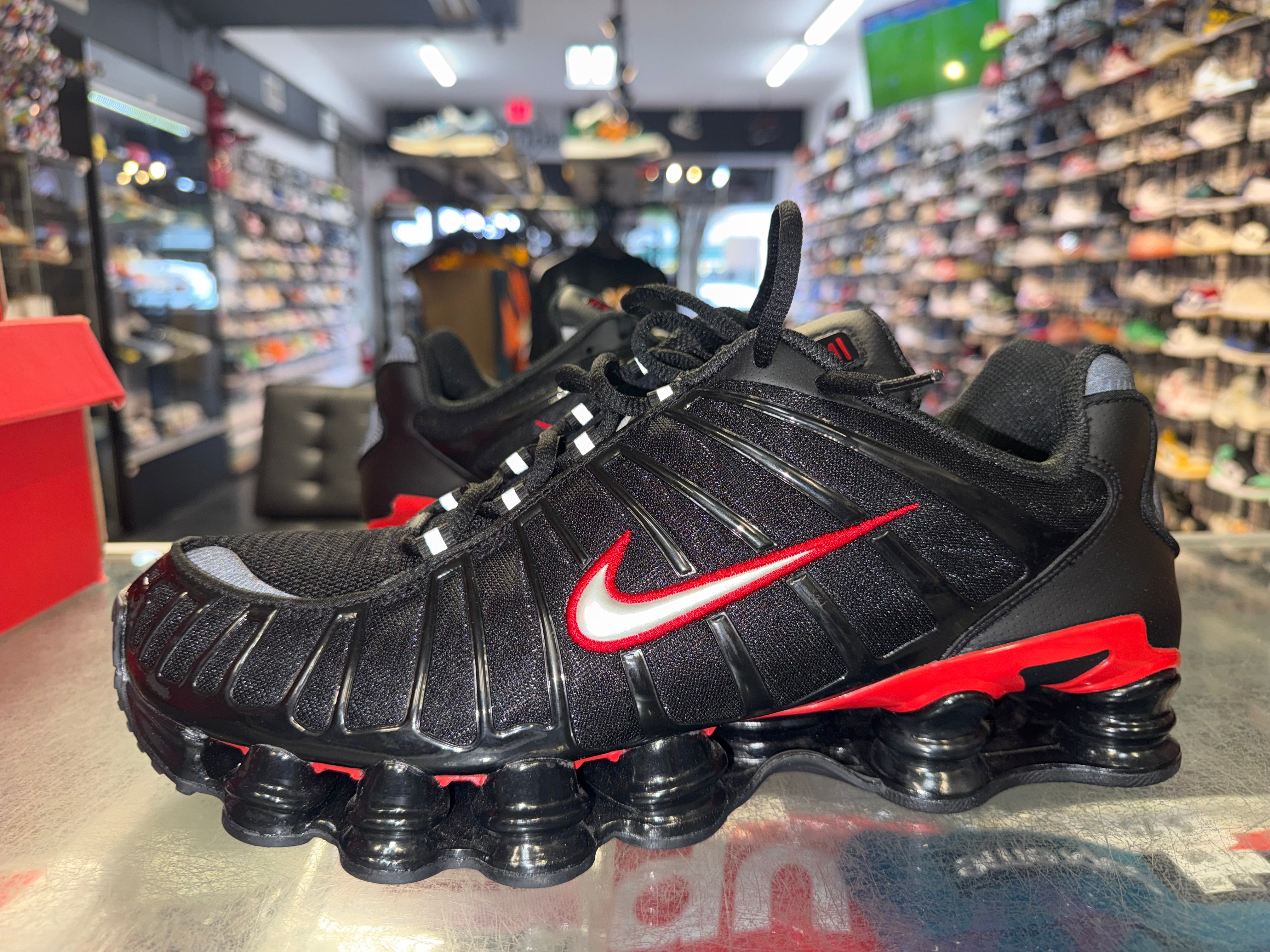 Size 13 Nike Shox TL “Black University Red" Worn 1x