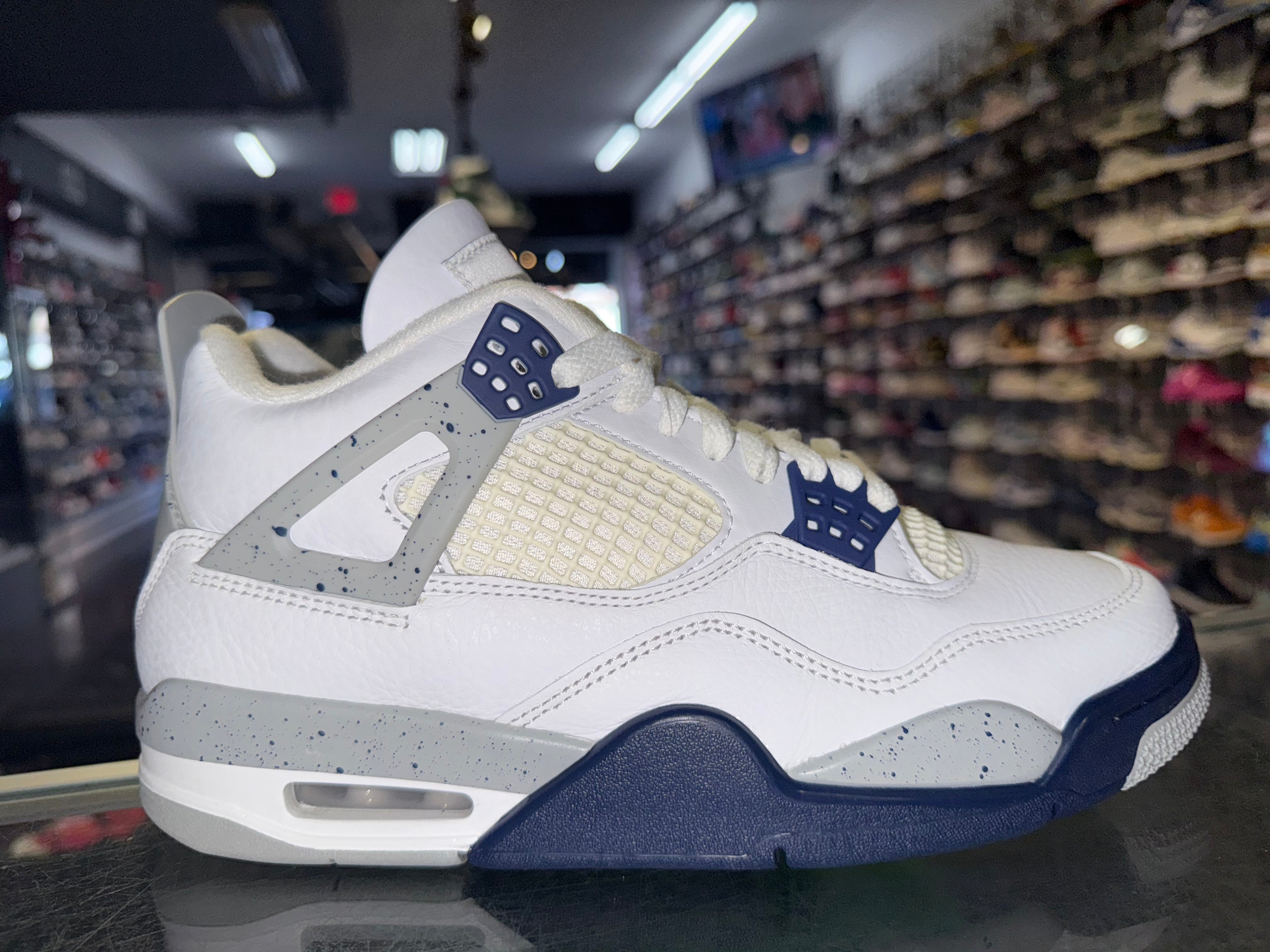 Size 7.5 Air Jordan 4 “Midnight Navy"