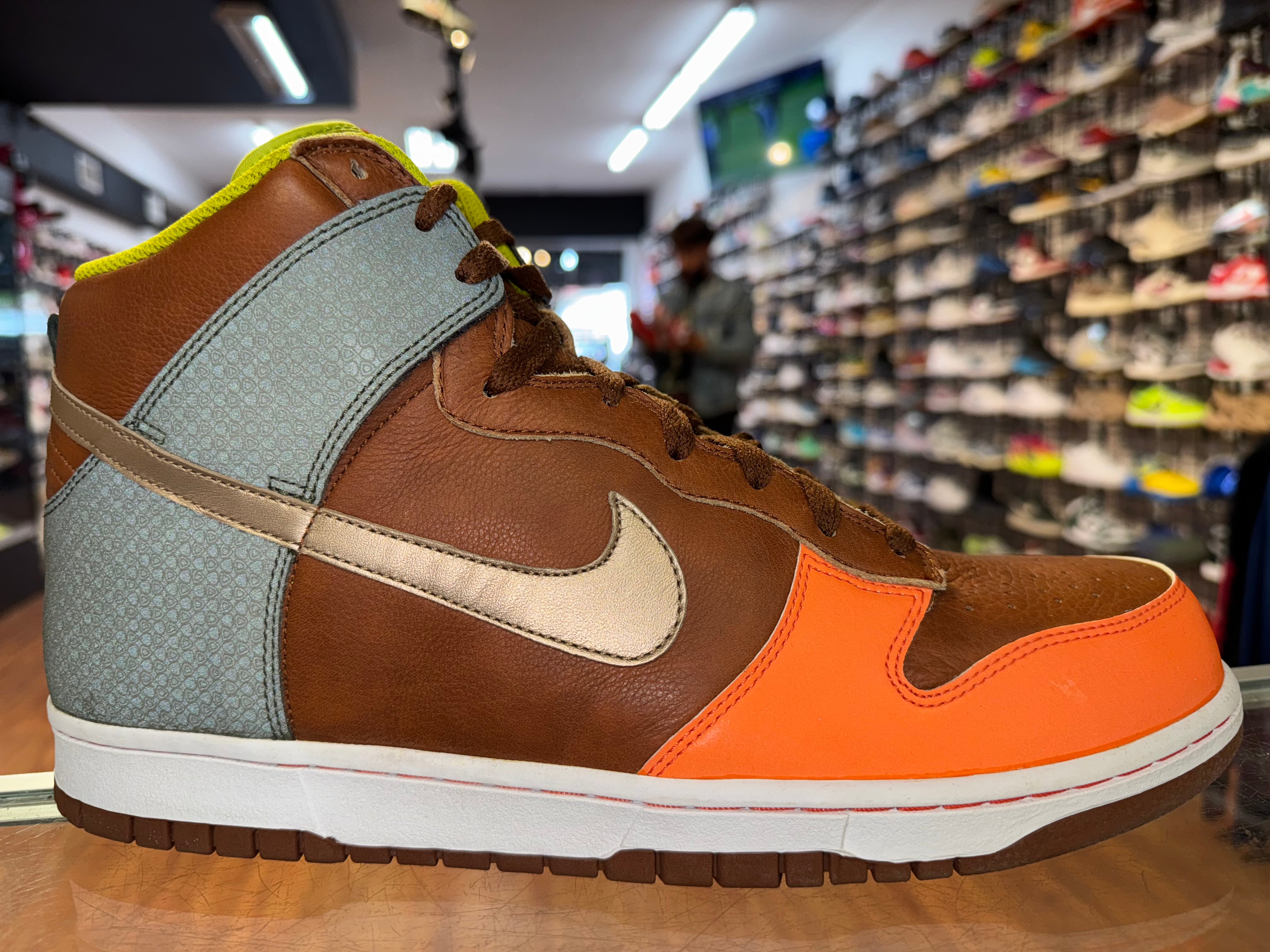Size 13 Dunk High “Orange Blaze” Brand New