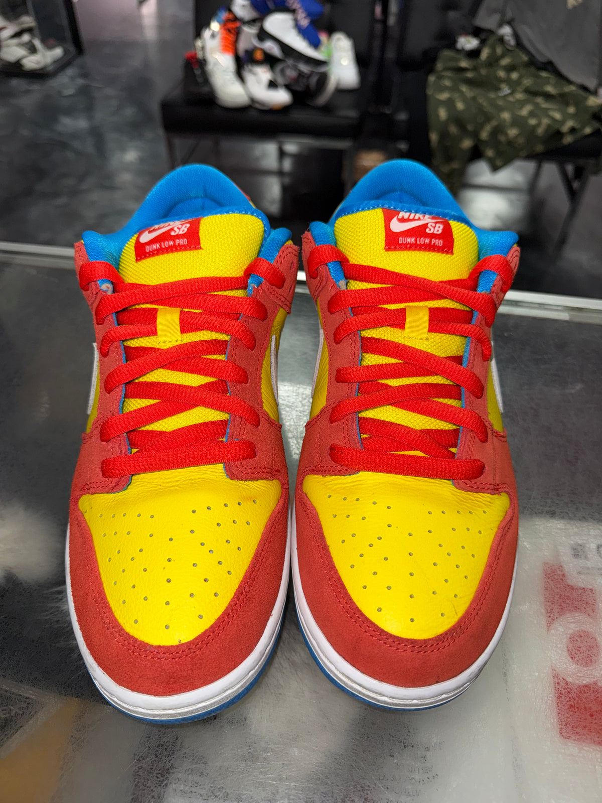 Nike Dunk Low SB Bart Simpson sneaker, pre-owned, size 12 – view 5