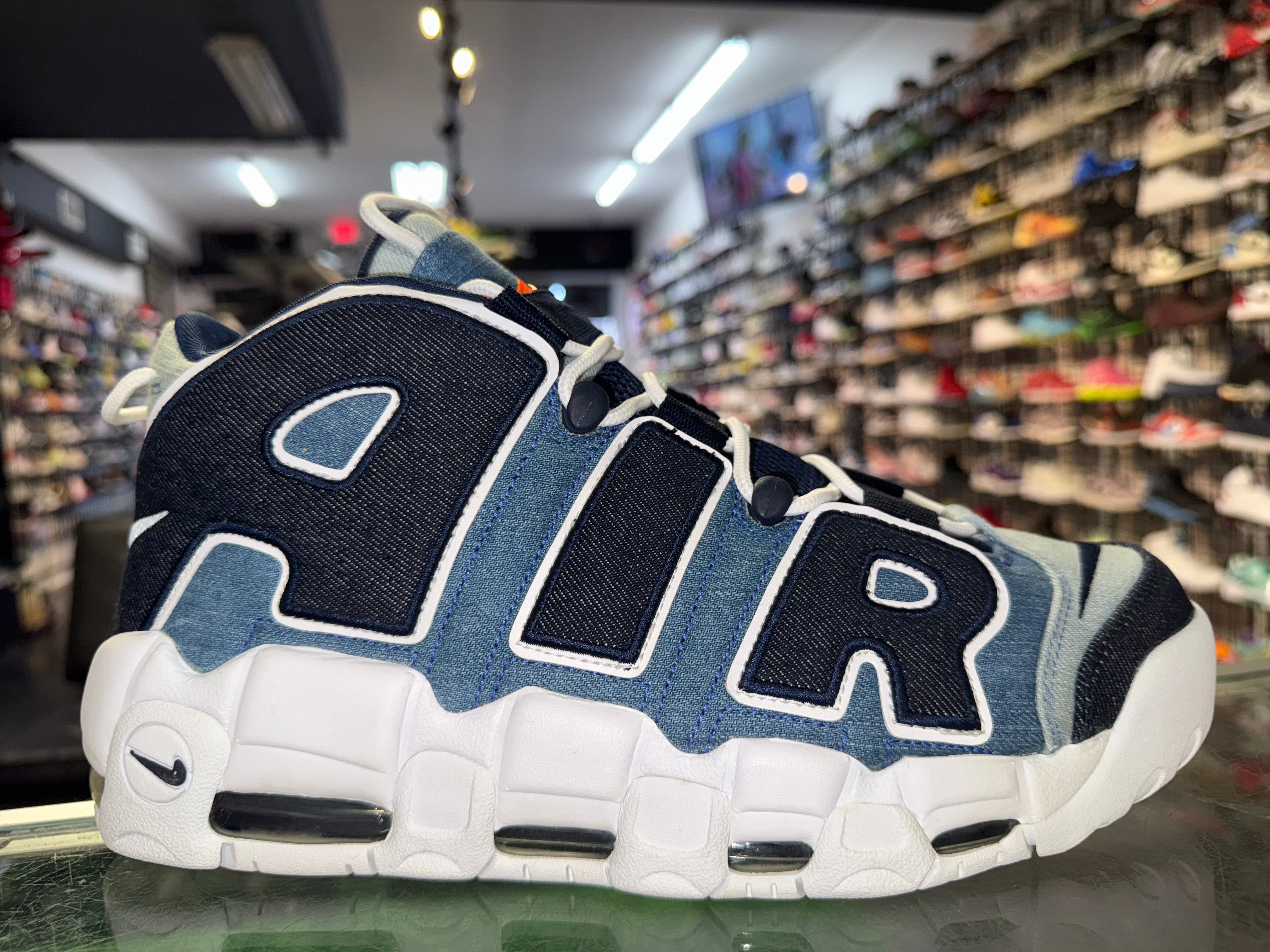 Size 11 Air More Uptempo "Denim" Brand New