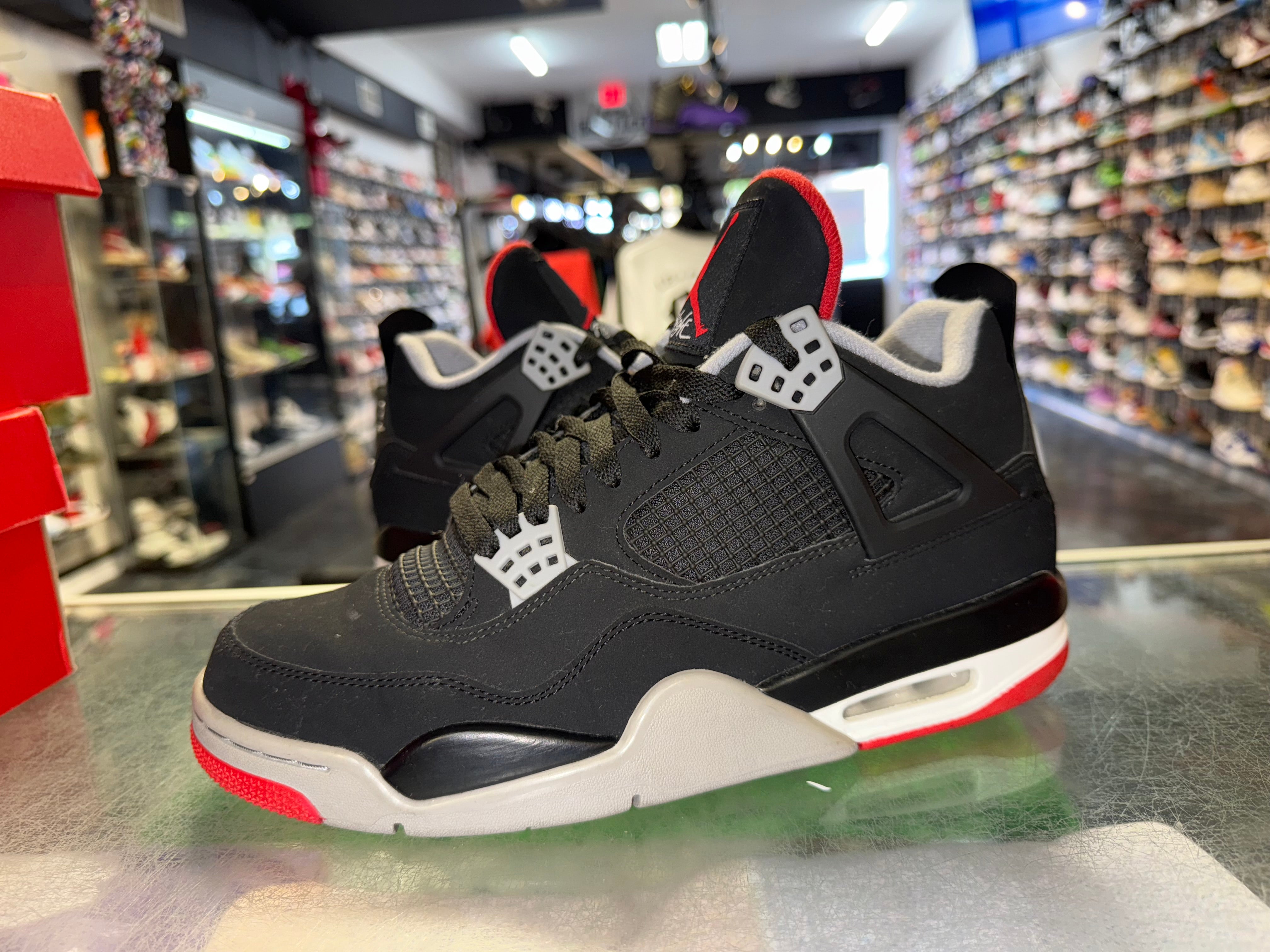 Size 10 Air Jordan 4 "Bred" 2019