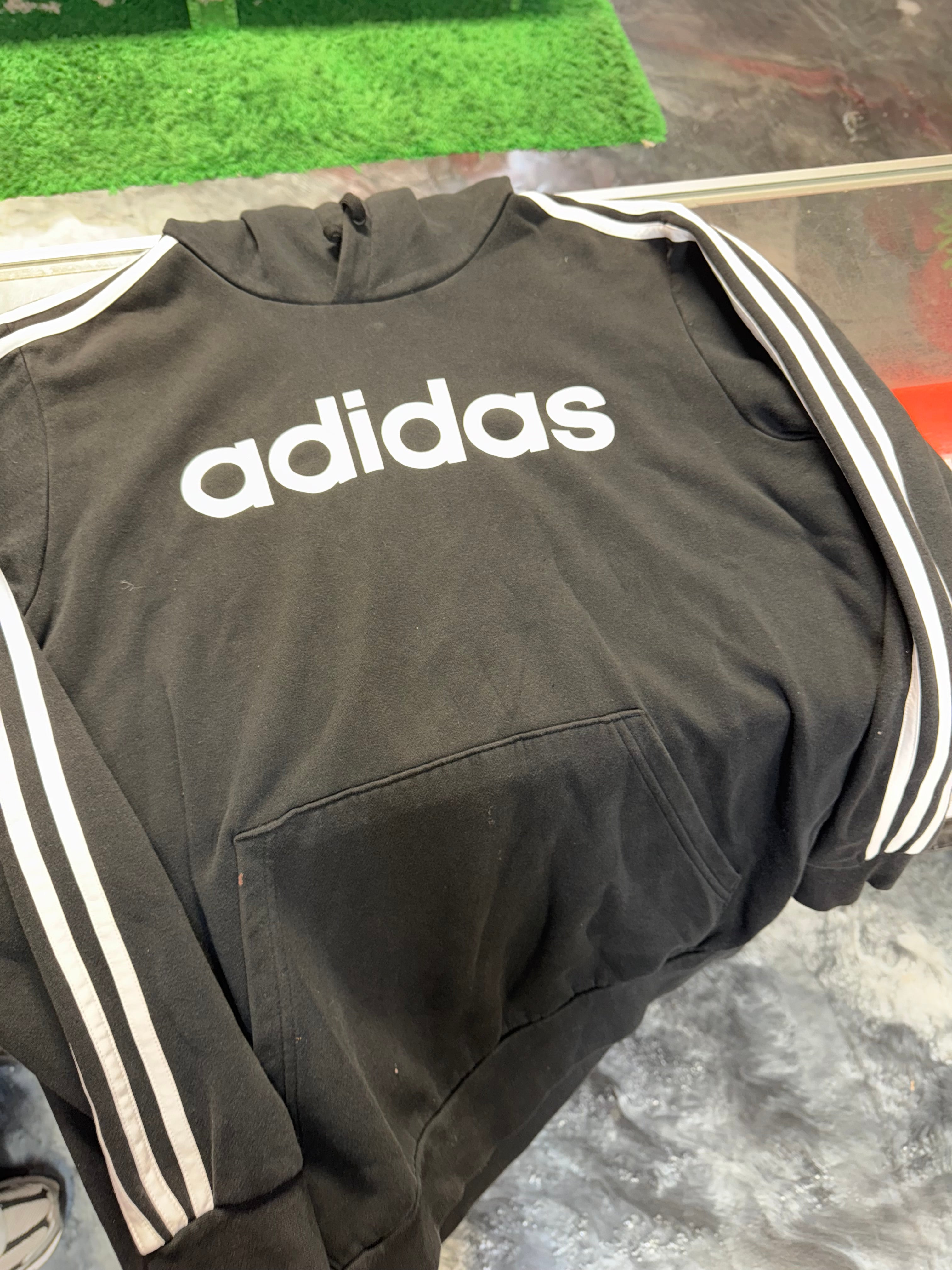 X-Large Adidas Hoodie Black