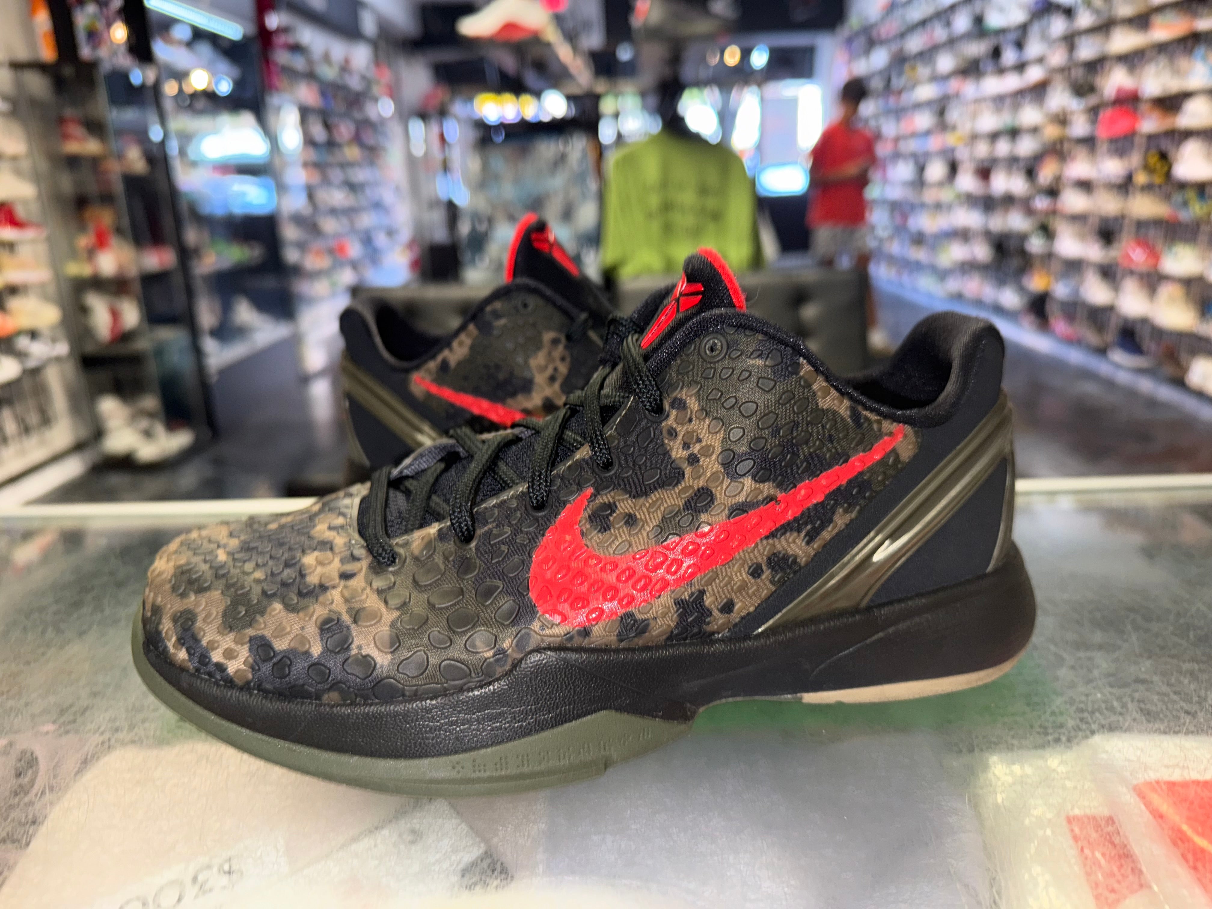 Size 6y Kobe 6 Protro "Italian Camo"