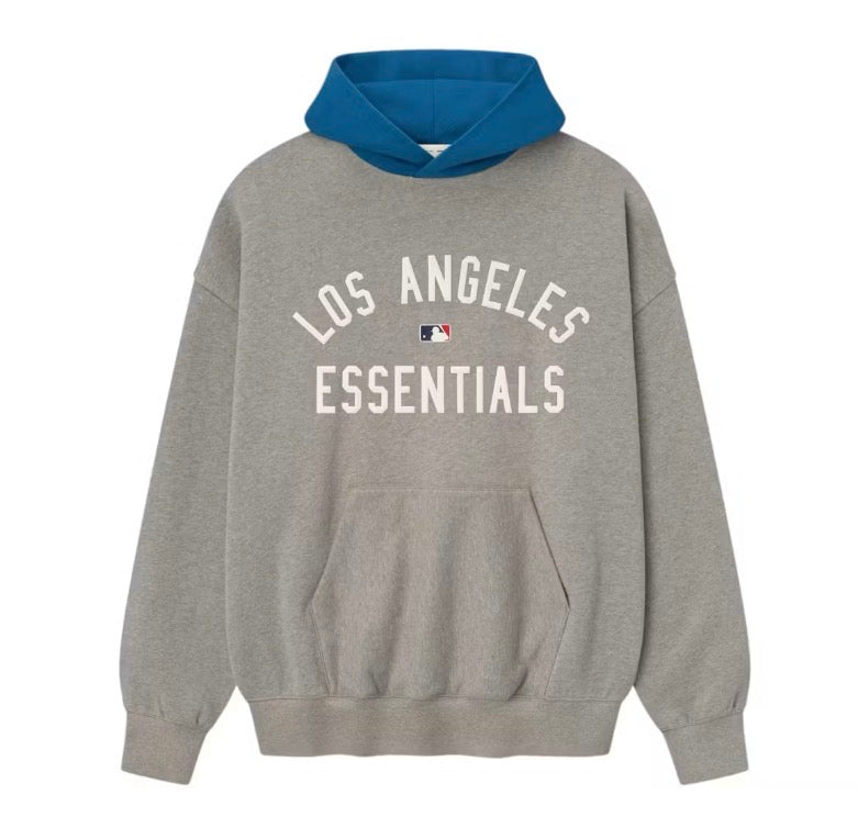 Size M (Fits L) Essentials FOG Hoodie “Dodgers Grey” Brand New