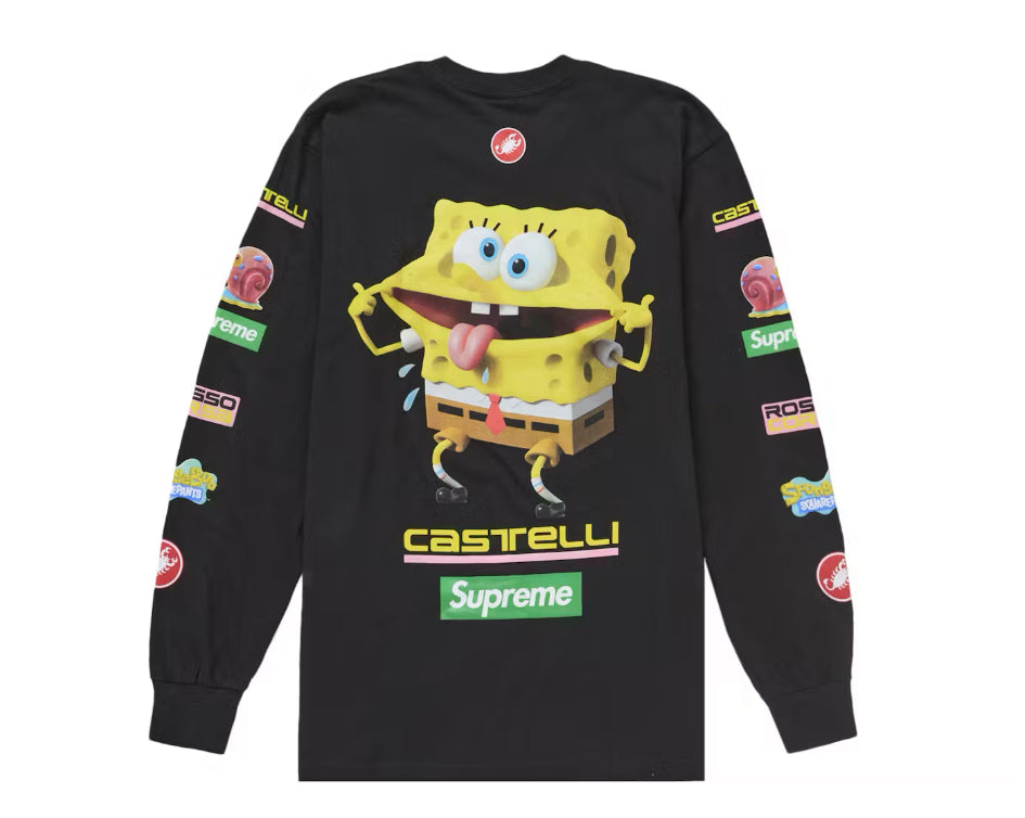 Size XL Supreme SpongeBob/Castelli Racing LS “Black”