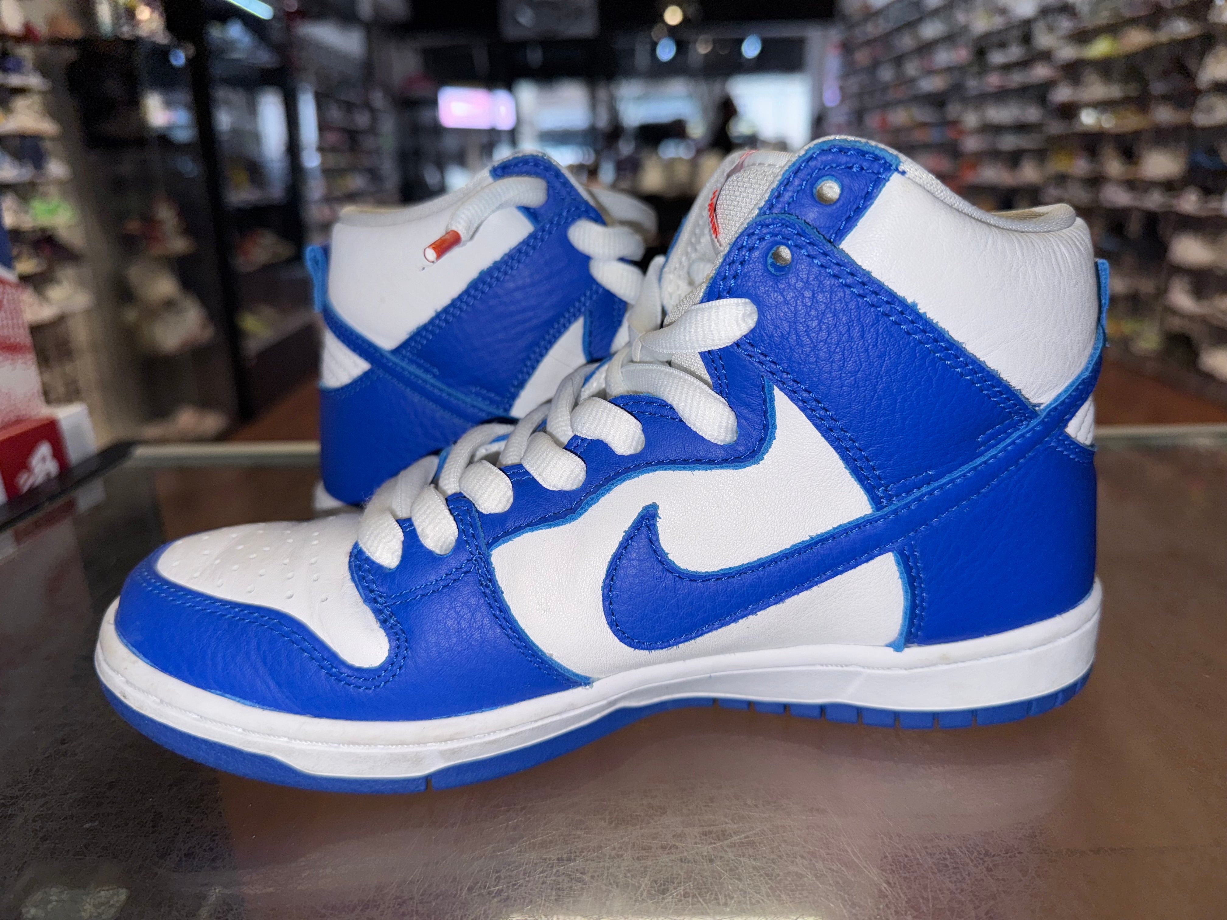 Size 6.5 Dunk High SB "Orange Label Blue"