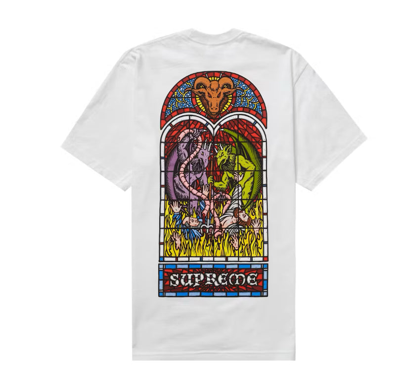 Size M Supreme Mural Tee “White”