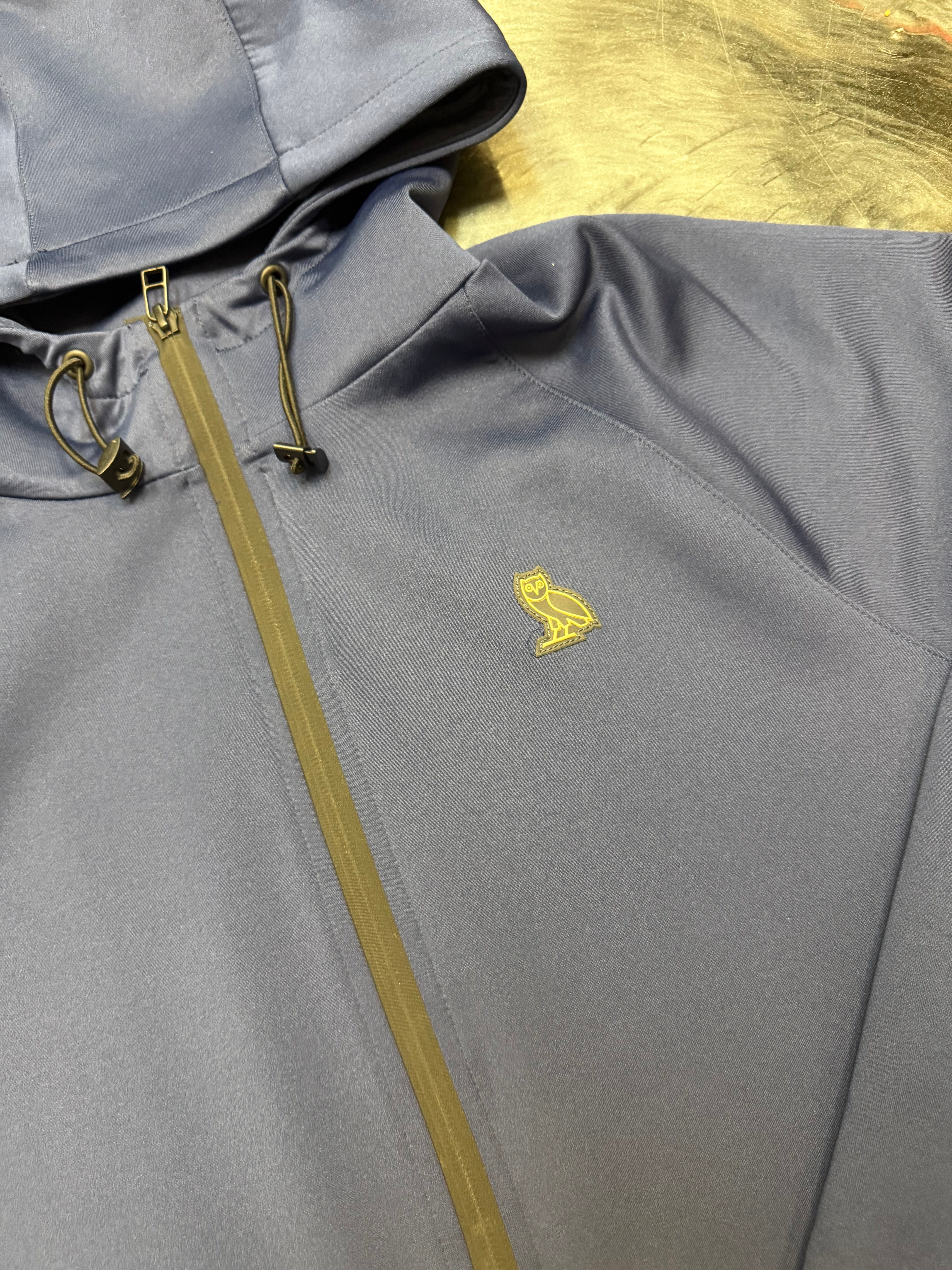 Size L OVO Zip Up Hoodie “Navy”