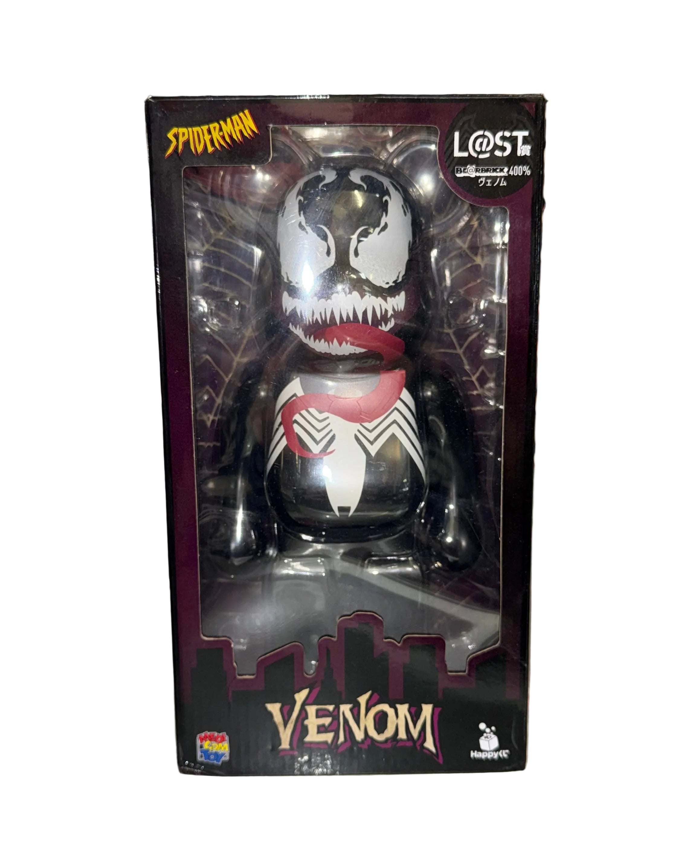 400% BE@RBRICK Spider-Man “Venom” Brand New