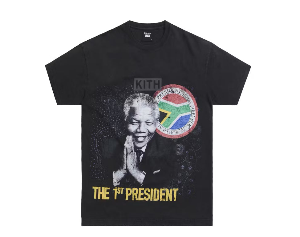 Size M Kith Nelson Mandela Tee “Black”